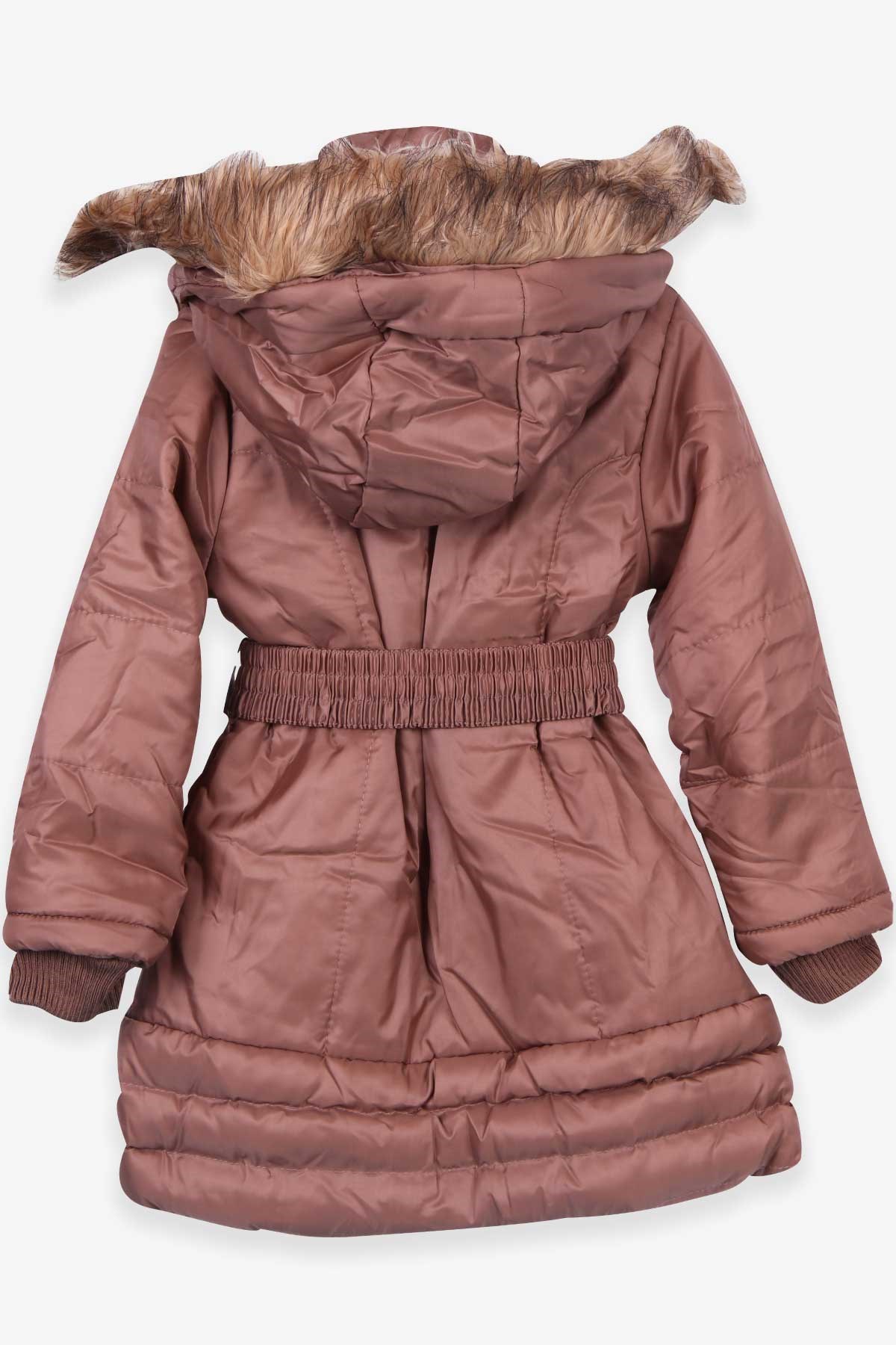 Breeze Kız Çocuk Mont Kapüşonlu Parka Açık Kahverengi (3-6 Yaş)