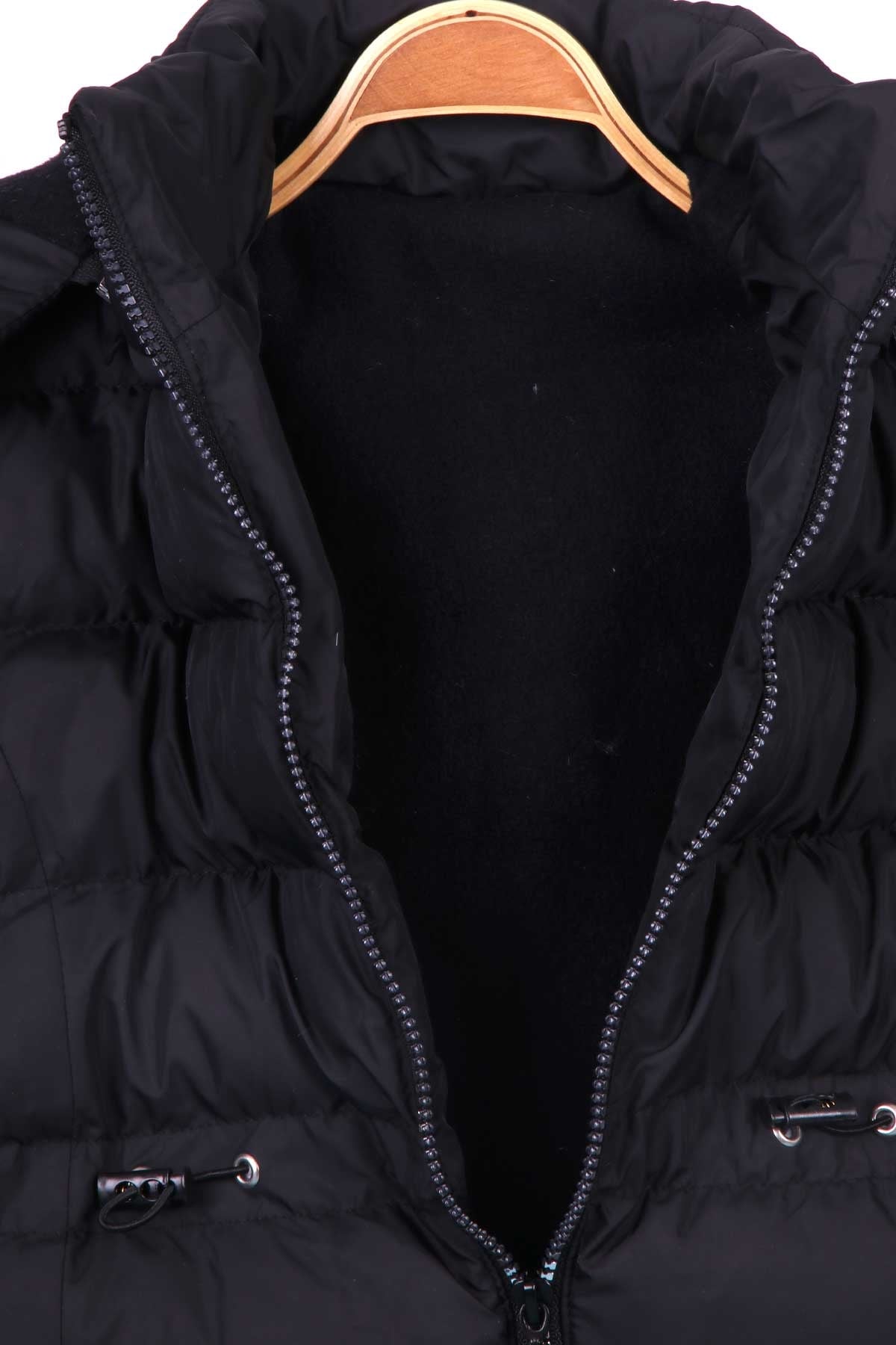 Breeze Kız Çocuk Mont Kapüşonlu Parka Siyah (7-10 Yaş)