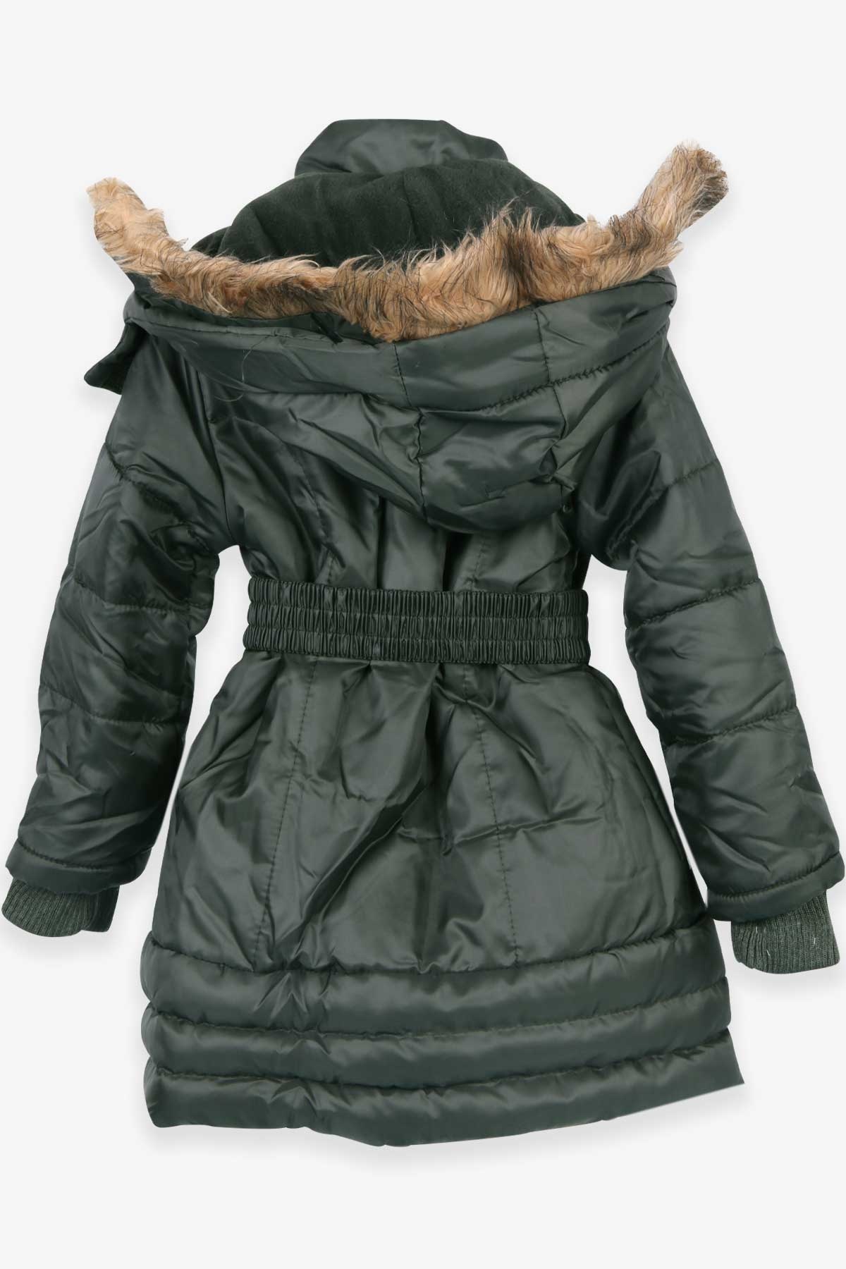 Breeze Kız Çocuk Mont Kapüşonlu Parka Haki Yeşil (3-5 Yaş)