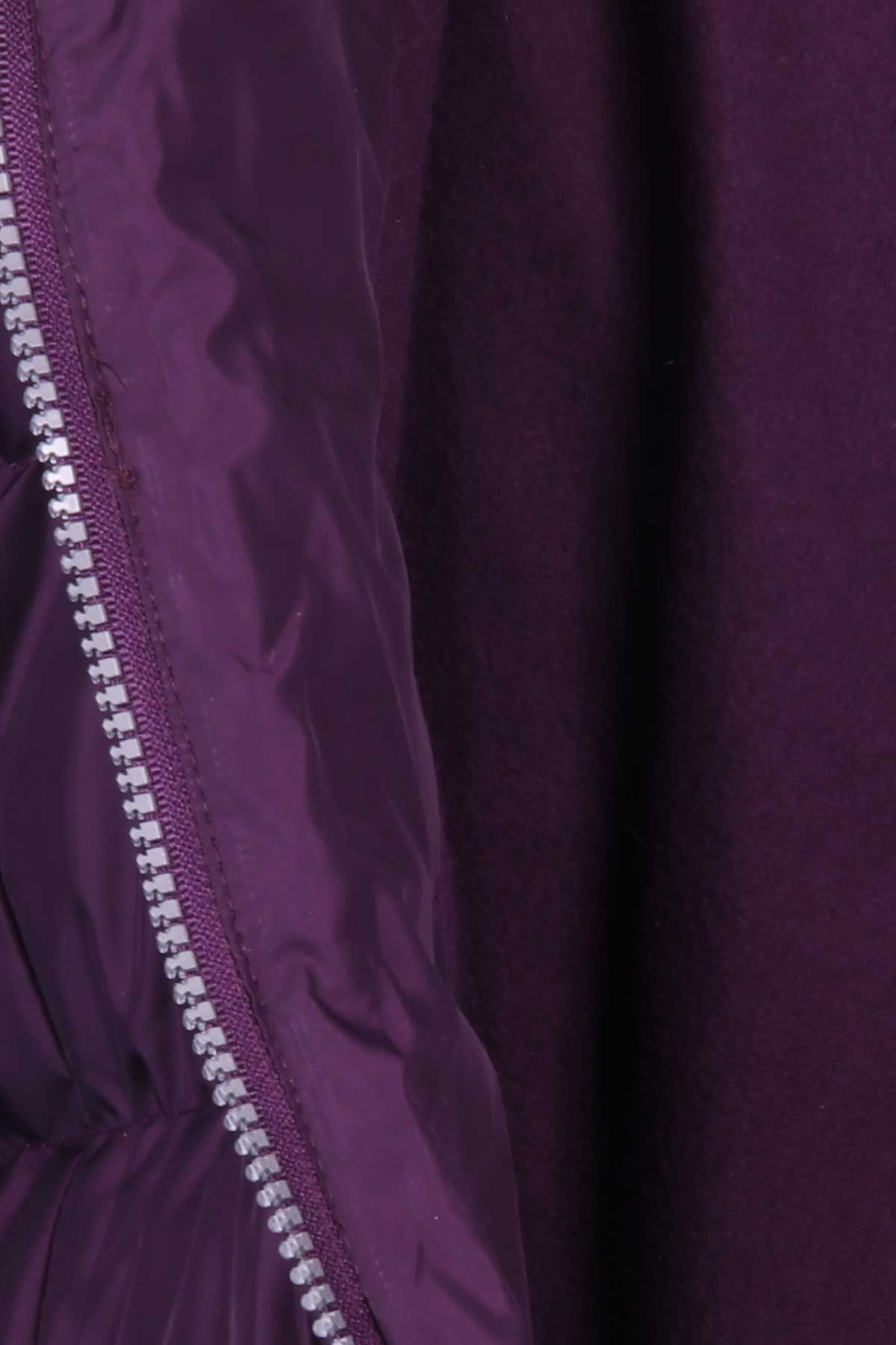 Breeze Kız Çocuk Mont Kapüşonlu Parka Mürdüm (11-14 Yaş)