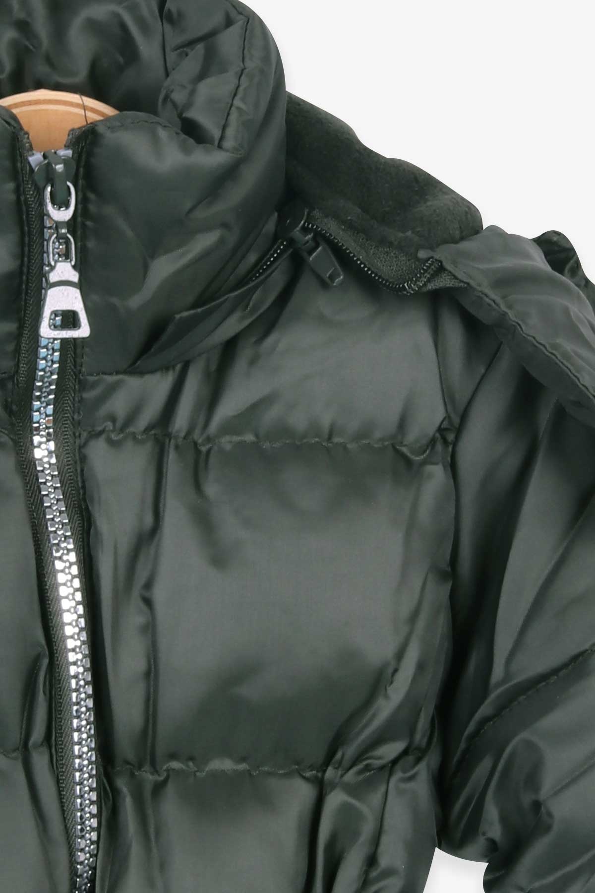 Breeze Kız Çocuk Mont Kapüşonlu Parka Haki Yeşil (3-5 Yaş)