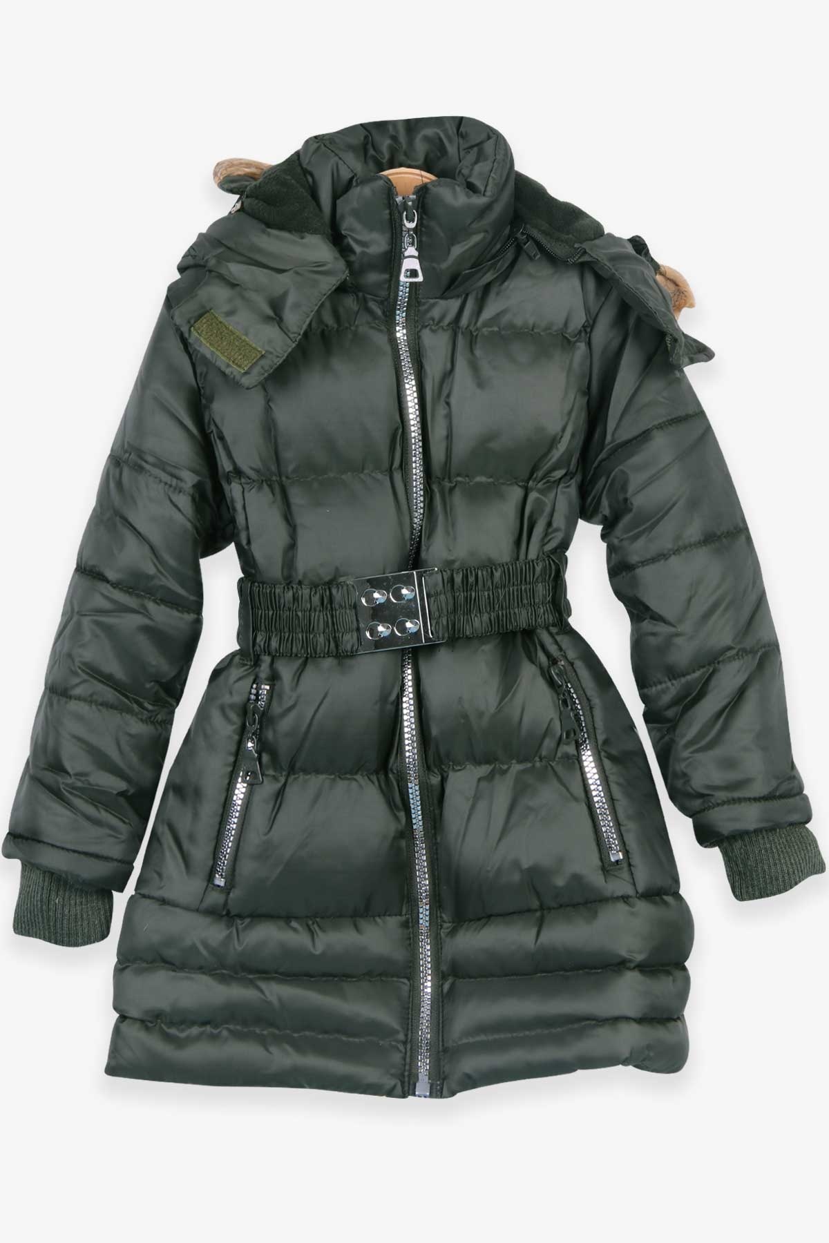 Breeze Kız Çocuk Mont Kapüşonlu Parka Haki Yeşil (3-5 Yaş)