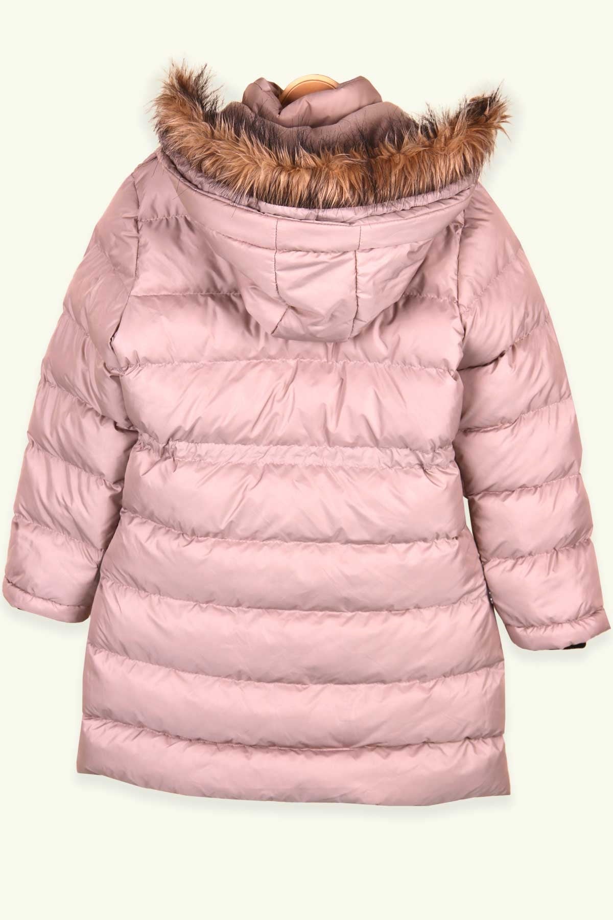 Breeze Kız Çocuk Mont Kapüşonlu Parka Vizon (11-14 Yaş)