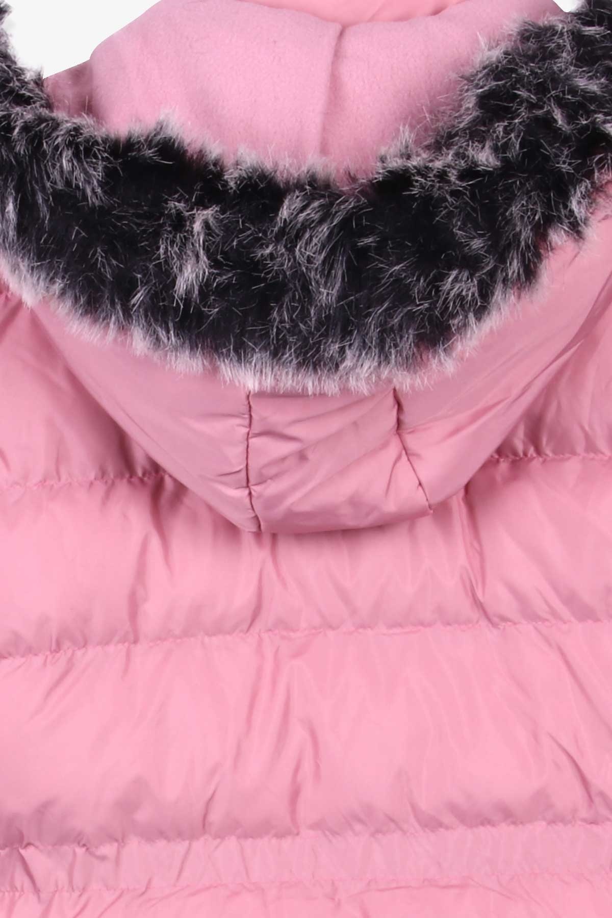 Breeze Kız Çocuk Mont Kapüşonlu Parka Gülkurusu (11-14 Yaş)