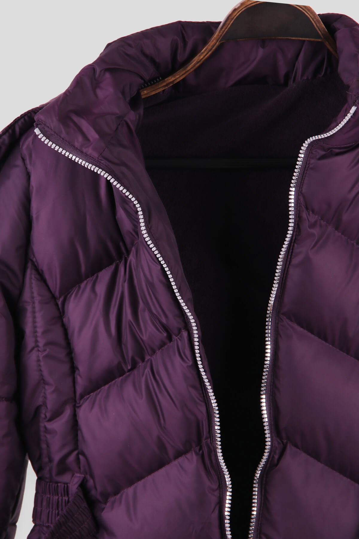 Breeze Kız Çocuk Mont Peluşlu Mürdüm (13-14 Yaş)