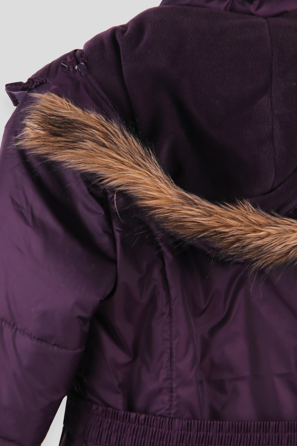 Breeze Kız Çocuk Mont Peluşlu Mürdüm (13-14 Yaş)
