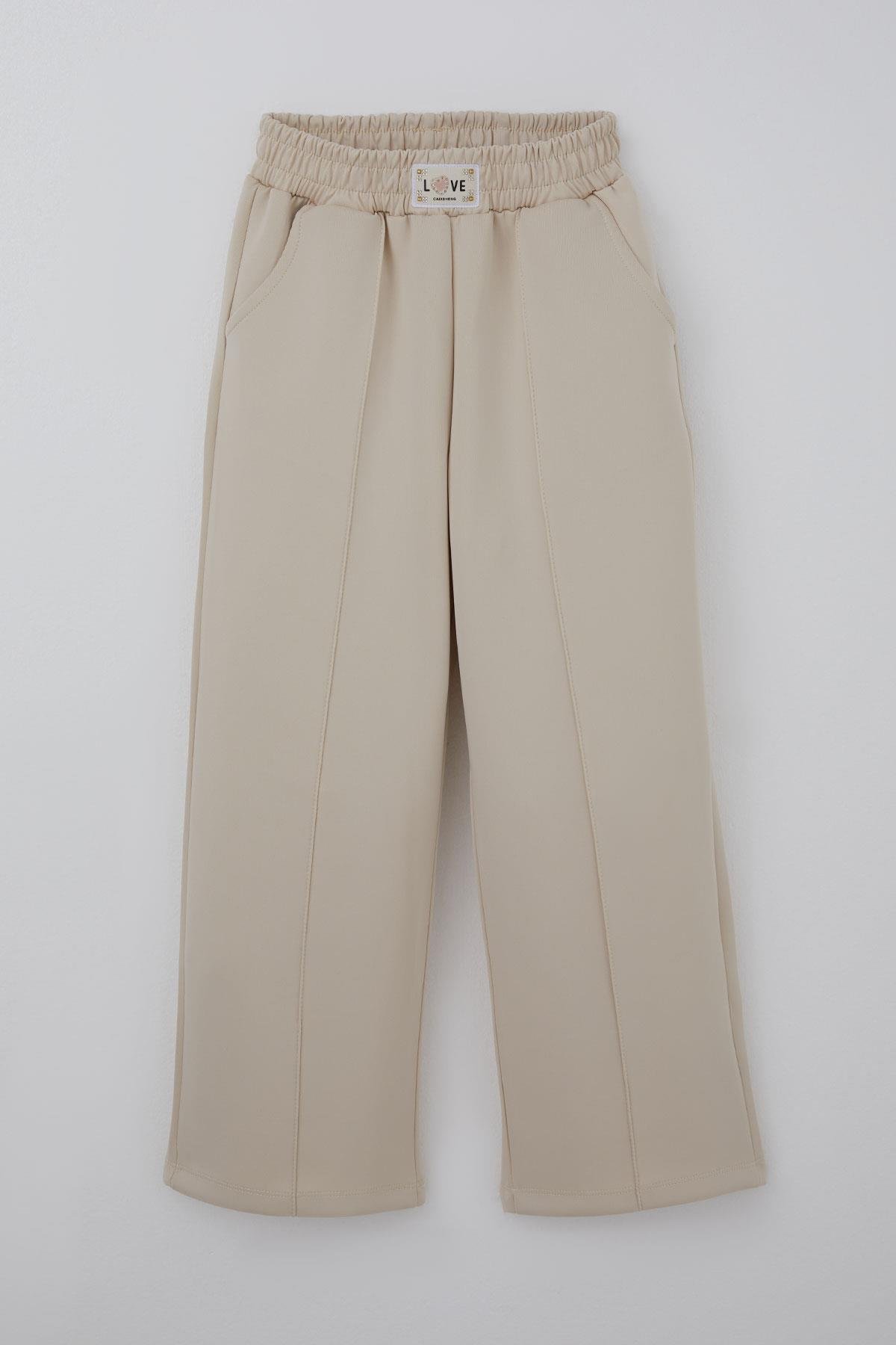 Breeze Kız Çocuk Pantolon Arma Detaylı Çima Dikişli Cepli Taş (8-14 Yaş)