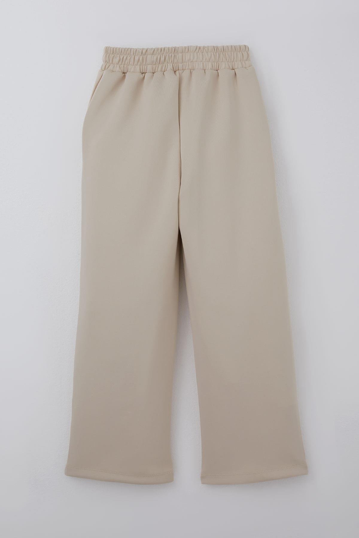 Breeze Kız Çocuk Pantolon Arma Detaylı Çima Dikişli Cepli Taş (8-14 Yaş)