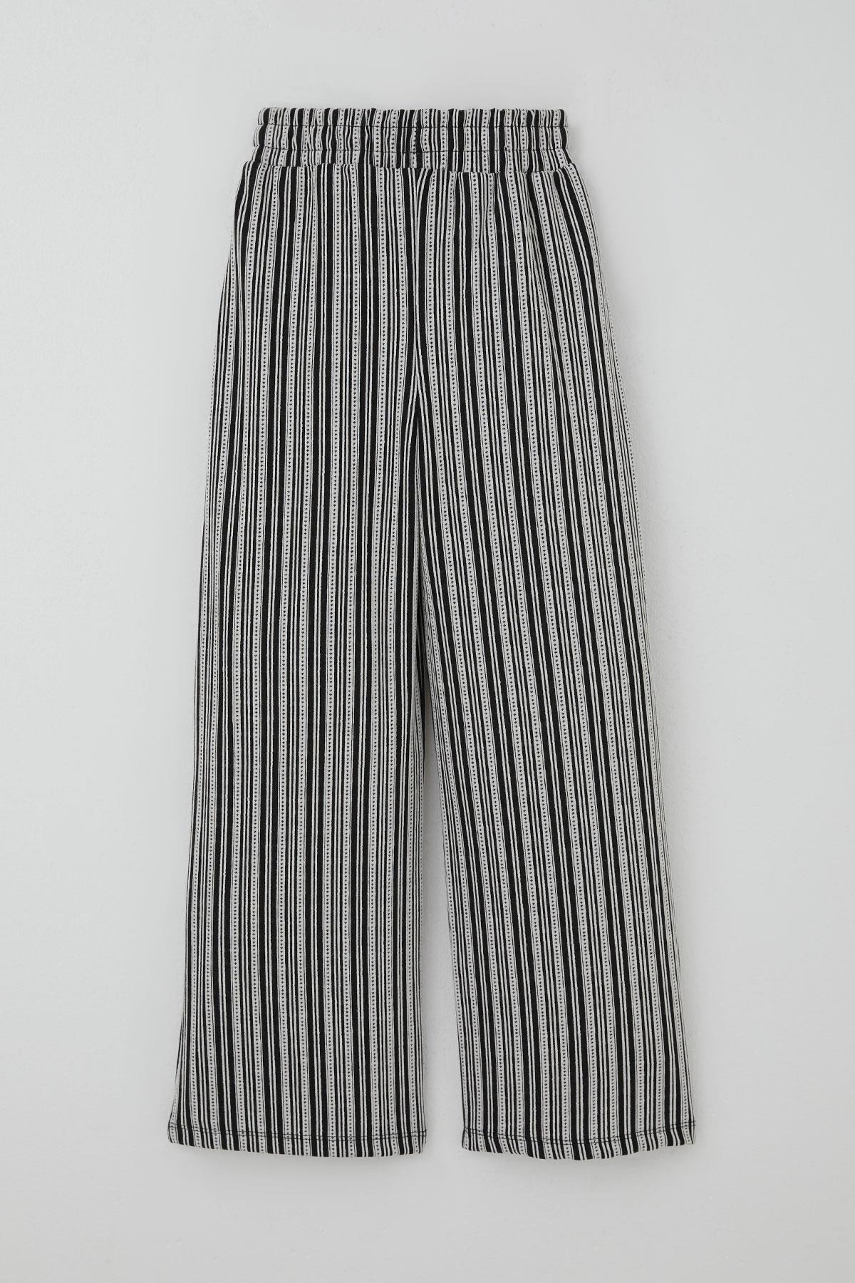 Breeze Kız Çocuk Pantolon Fiyonk Aksesuarlı Beli Lastikli Karışık Renk (4-8 Yaş)