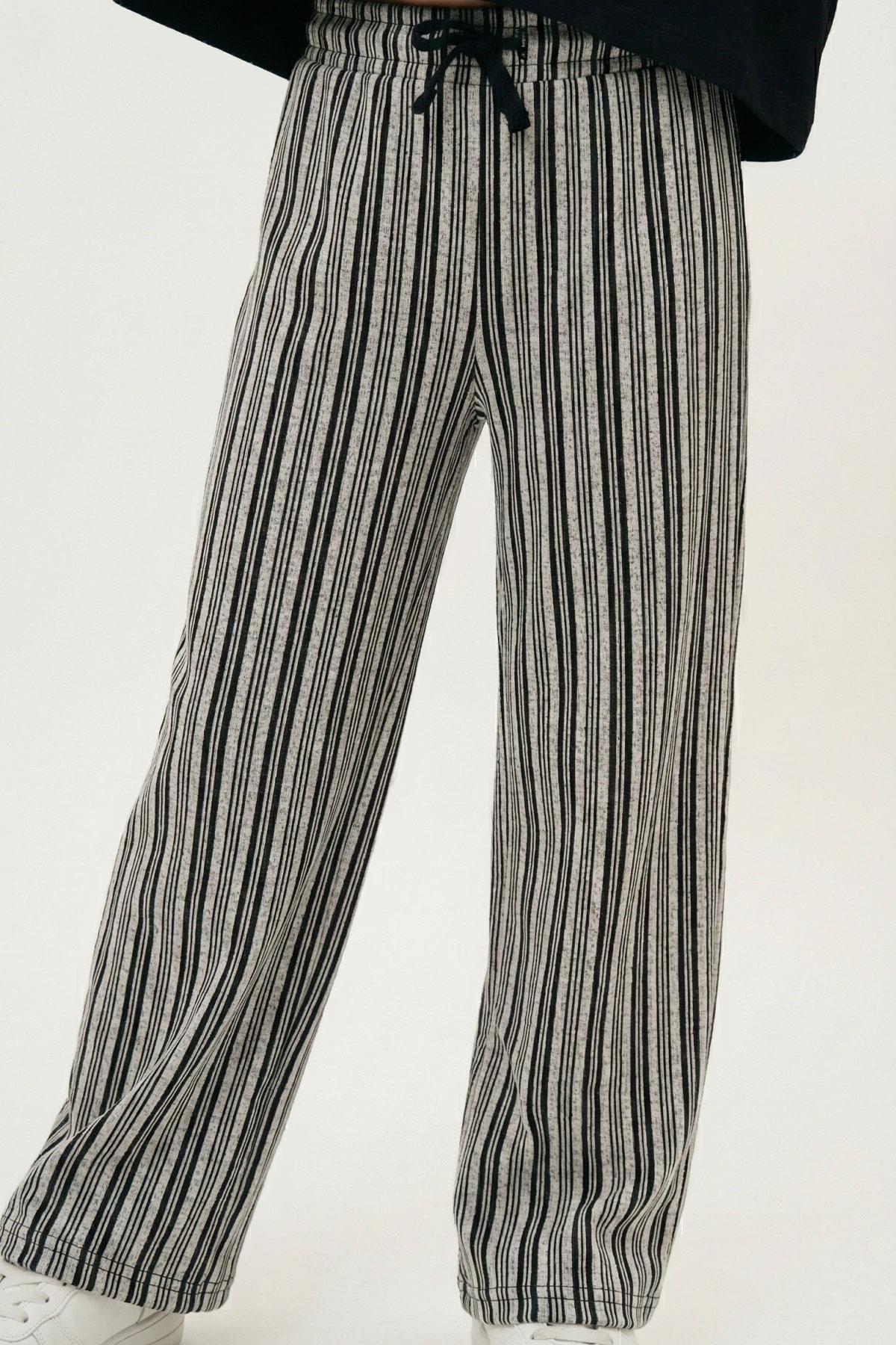 Breeze Kız Çocuk Pantolon Fiyonk Aksesuarlı Beli Lastikli Karışık Renk (4-8 Yaş)