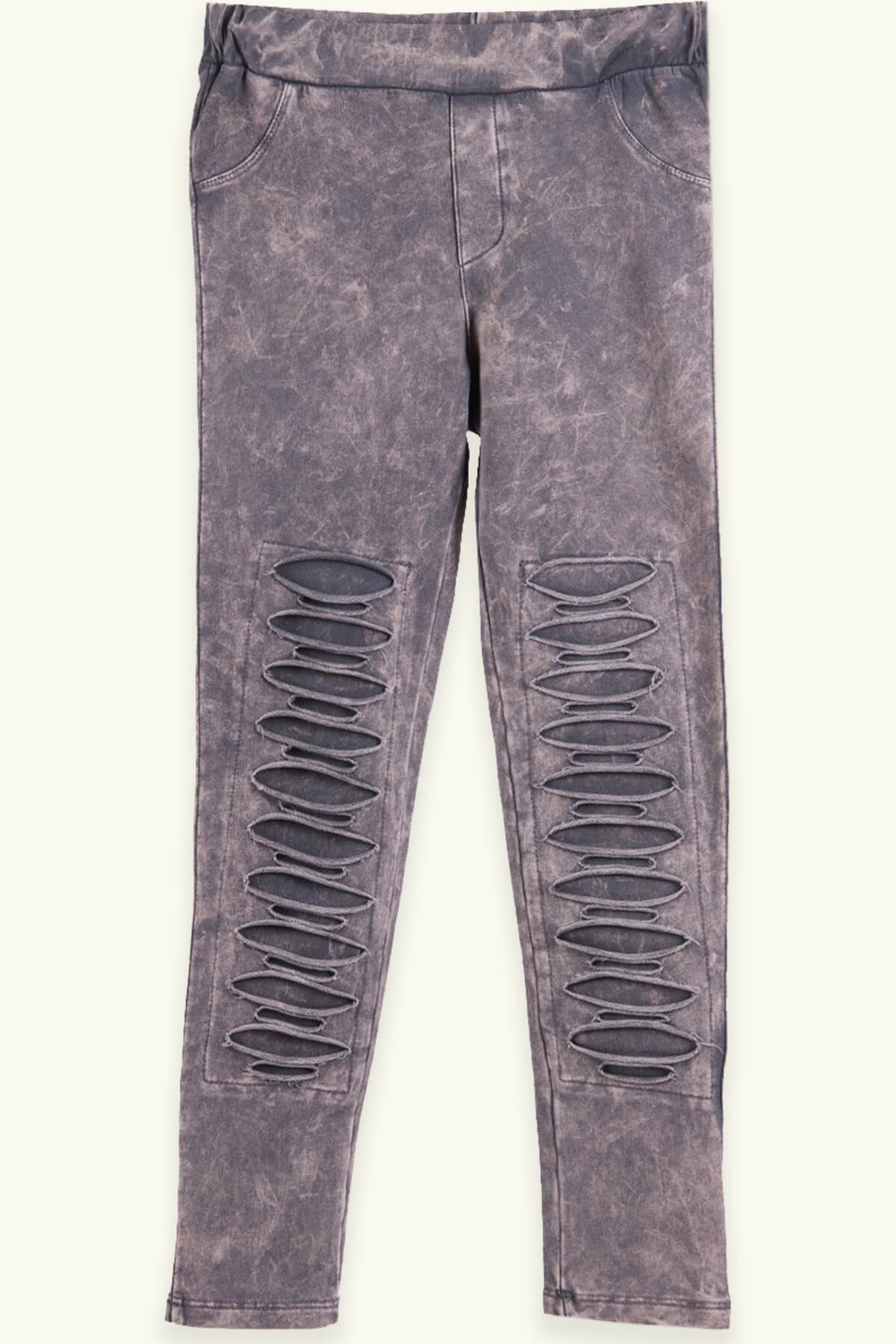 Breeze Kız Çocuk Pantolon Tayt Gri (3 Yaş)
