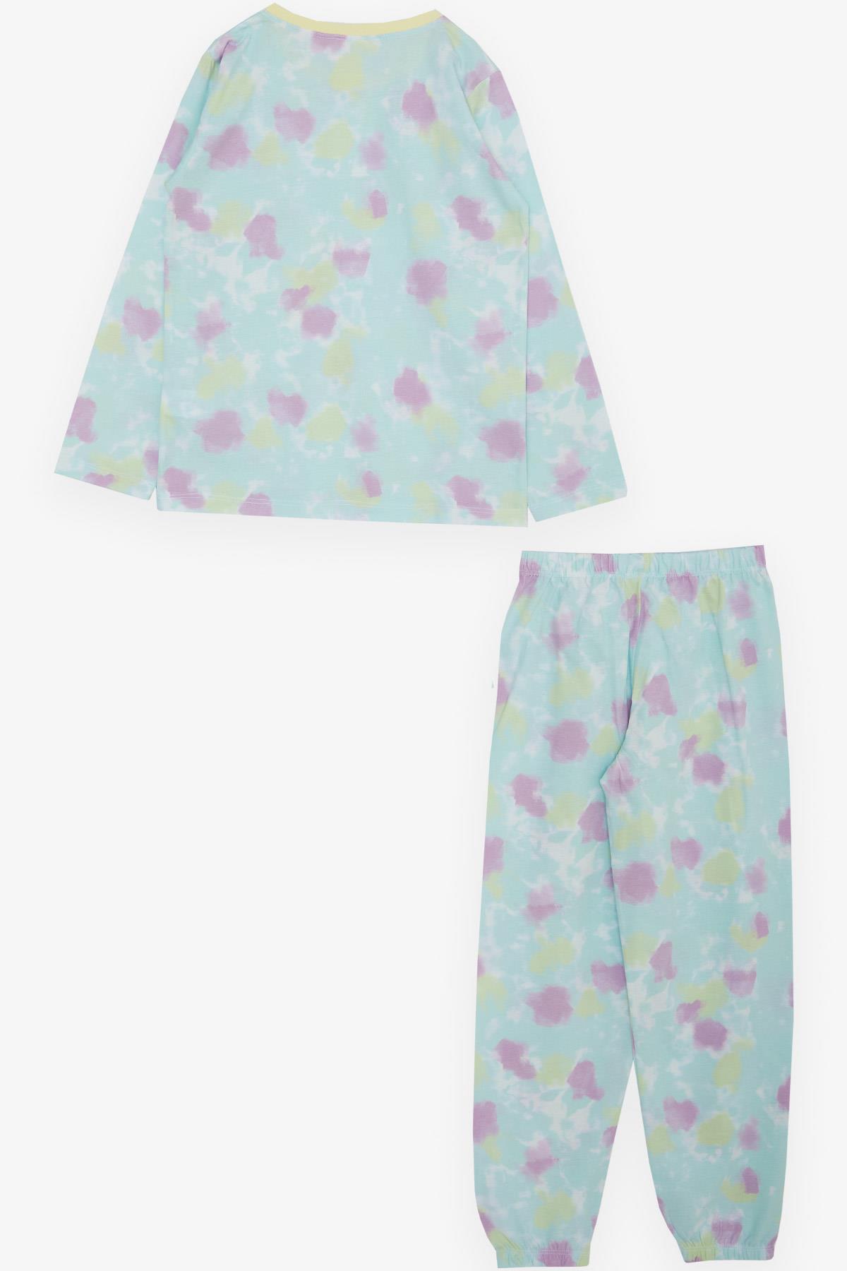Breeze Kız Çocuk Pijama Takımı Batik Desenli Karışık Renk (10-14 Yaş)