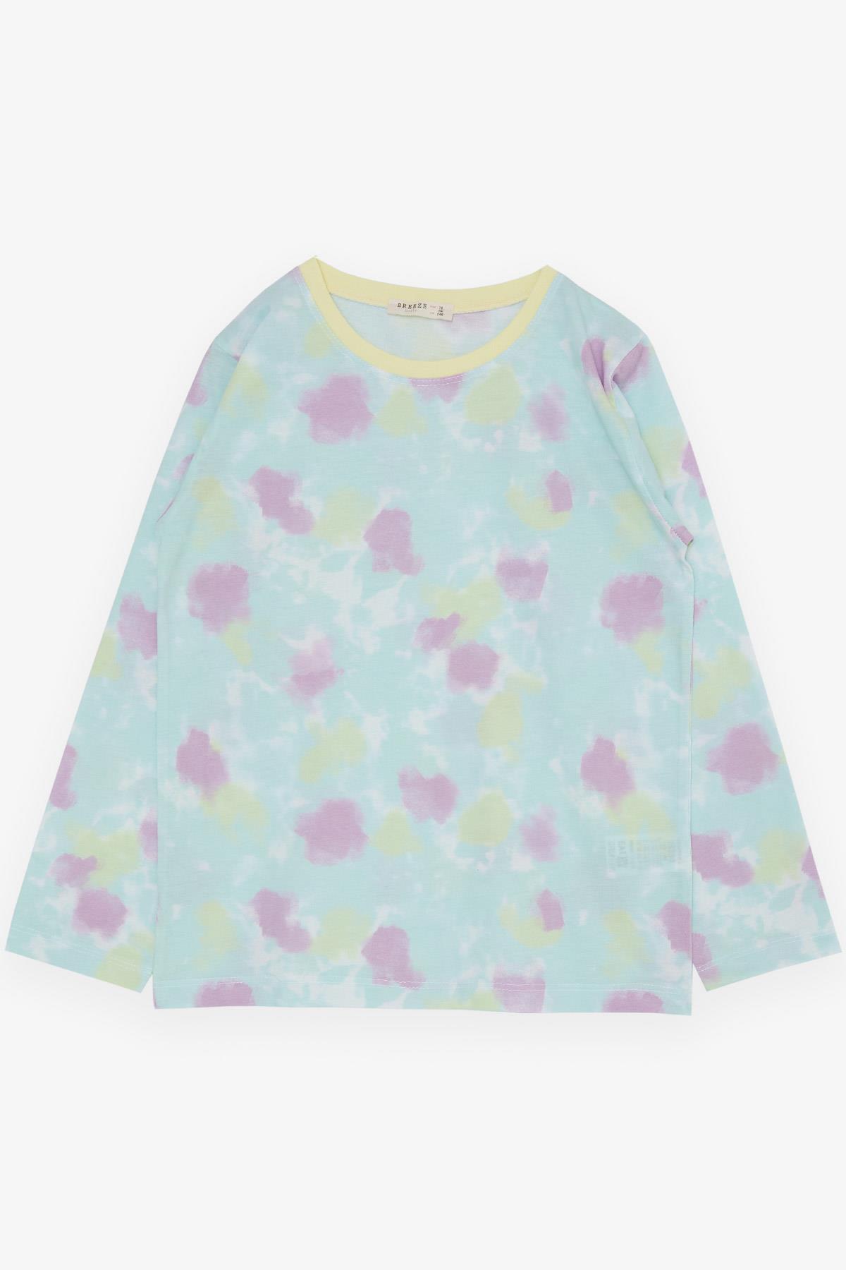 Breeze Kız Çocuk Pijama Takımı Batik Desenli Karışık Renk (10-14 Yaş)