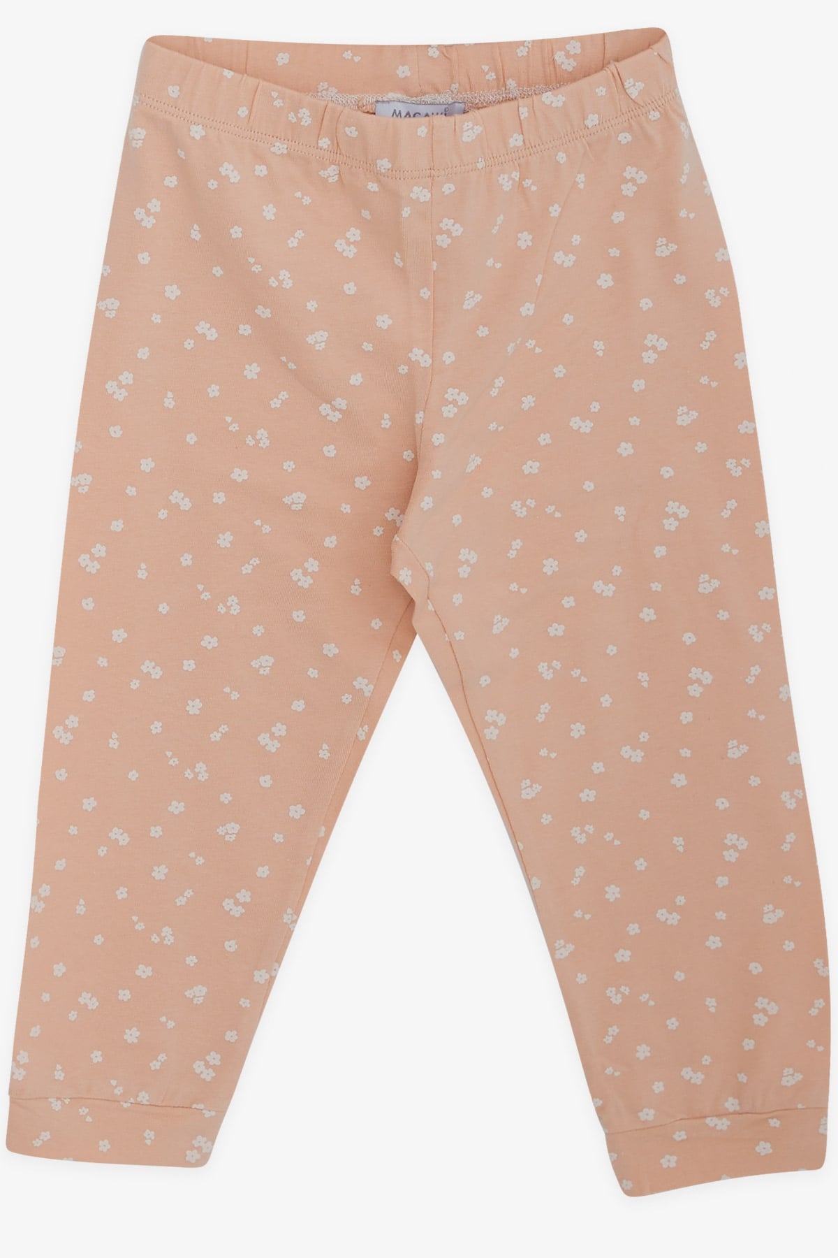 Breeze Kız Çocuk Pijama Takımı Çiçek Desenli Pudra (3-7 Yaş)