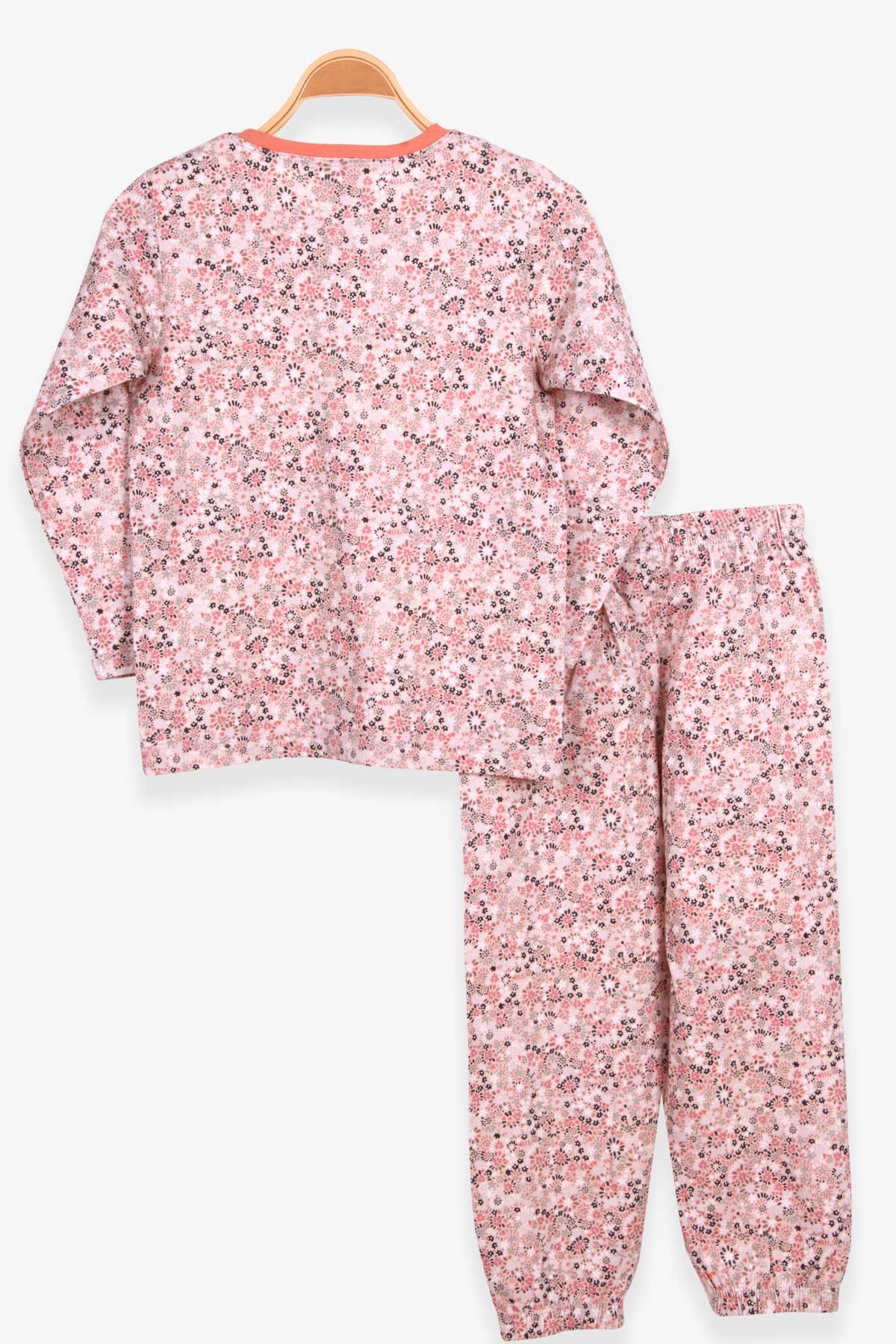 Breeze Kız Çocuk Pijama Takımı Çiçek Desenli Karışık Renk (4-8 Yaş)