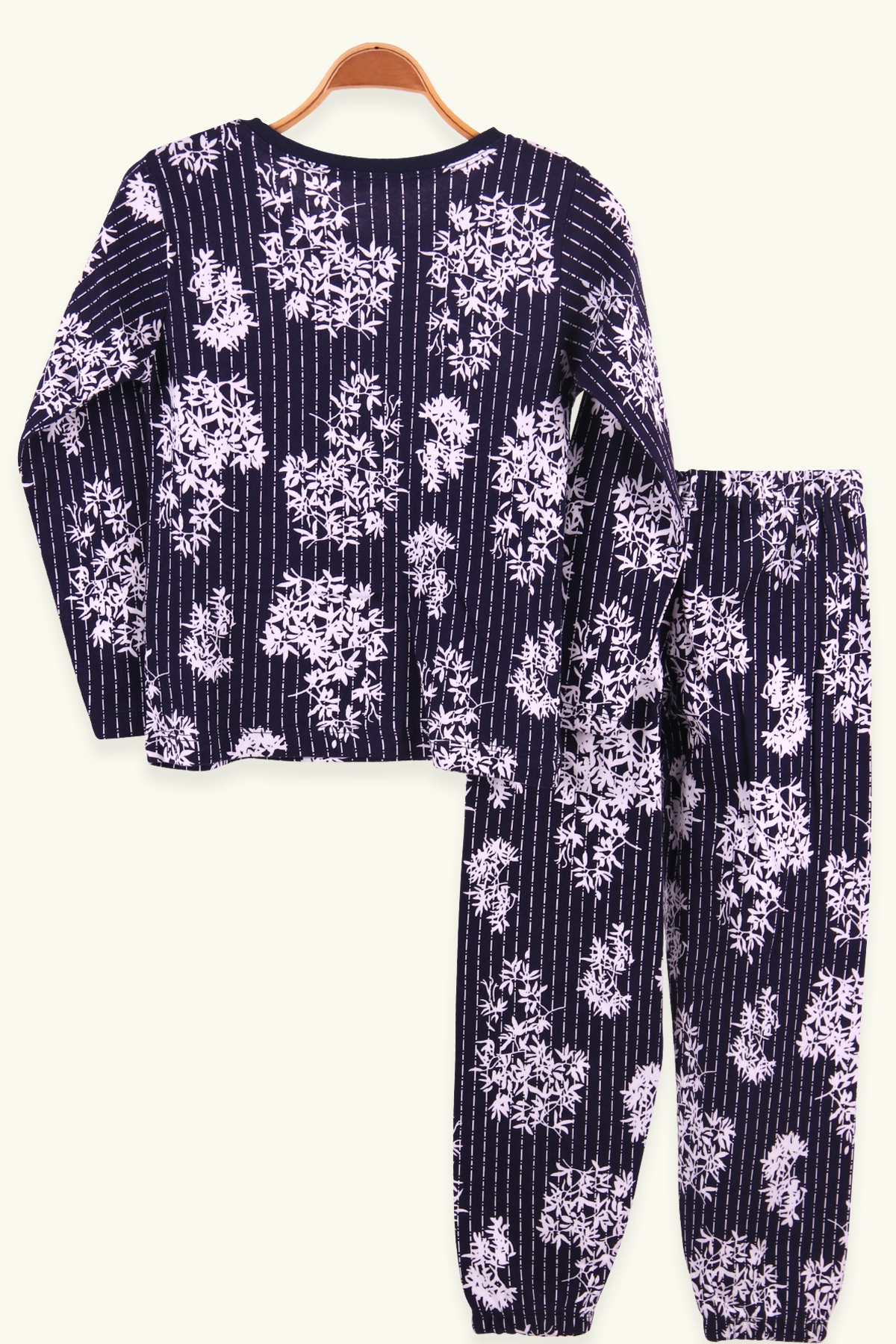 Breeze Kız Çocuk Pijama Takımı Desenli Lacivert (6-10 Yaş)