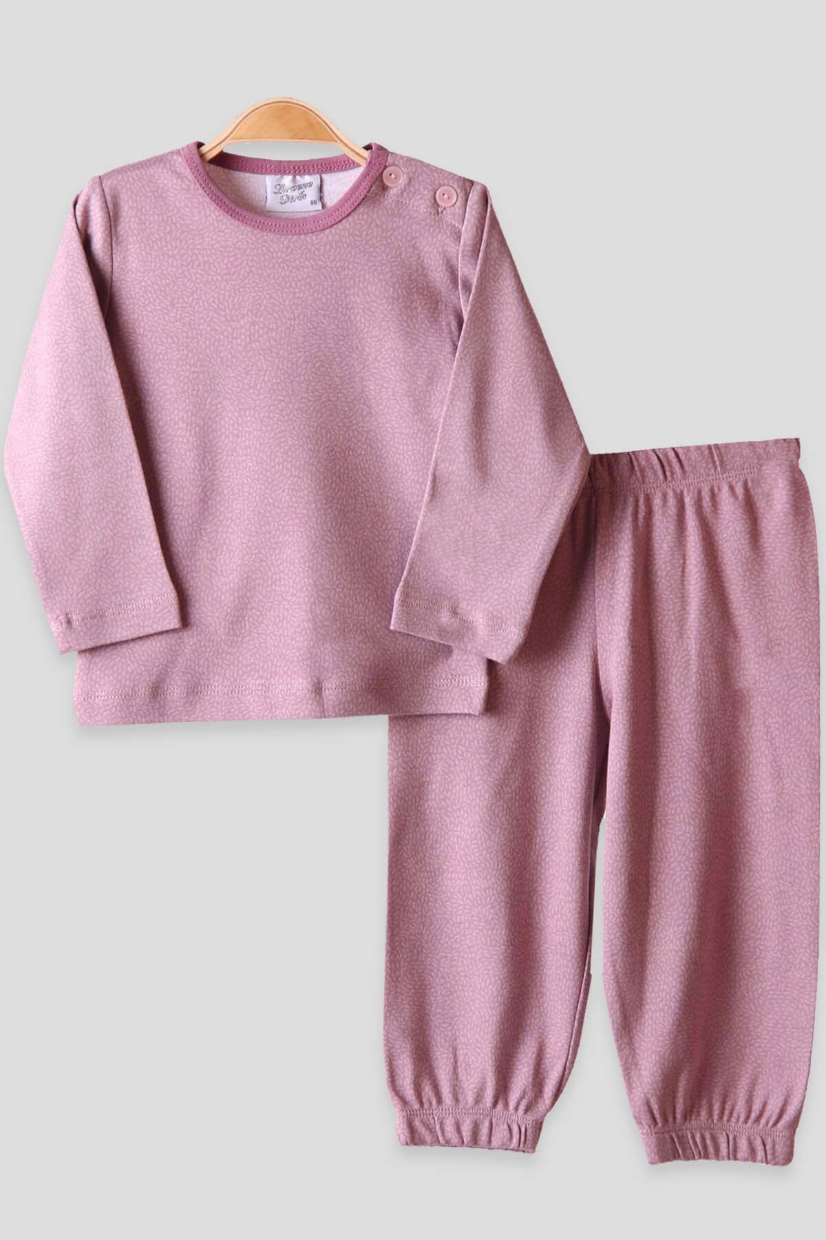 Breeze Kız Çocuk Pijama Takımı Gülkurusu (1-4 Yaş)