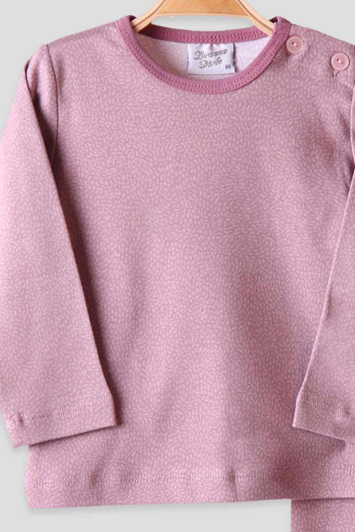 Breeze Kız Çocuk Pijama Takımı Gülkurusu (1-4 Yaş)
