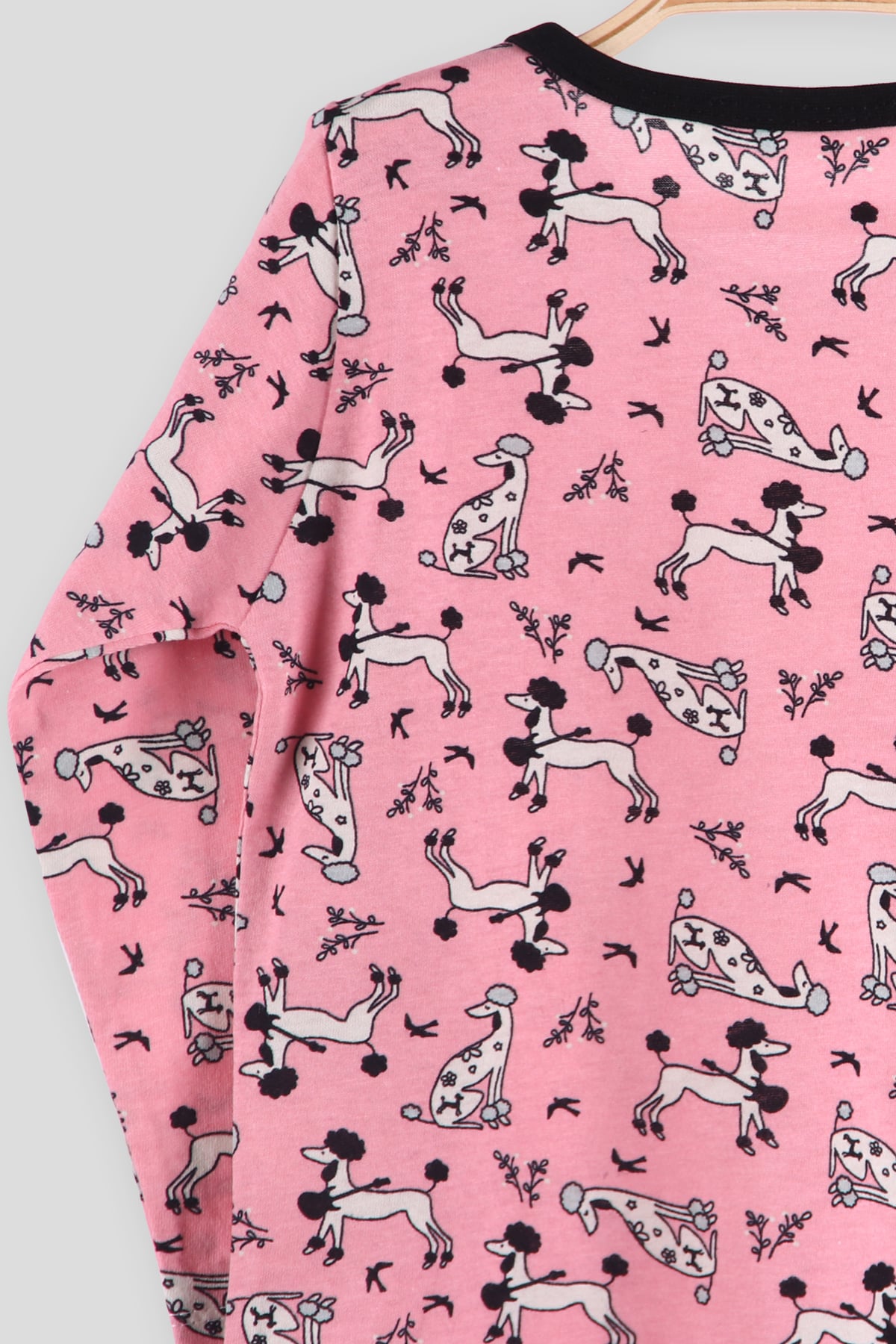 Breeze Kız Çocuk Pijama Takımı Köpekli Pembe (2-6 Yaş)