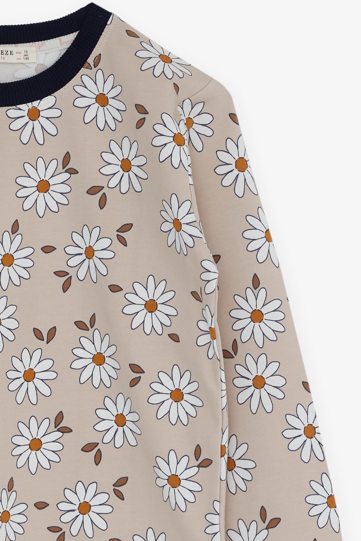 Breeze Kız Çocuk Pijama Takımı Papatya Desenli Taş (9-13 Yaş)