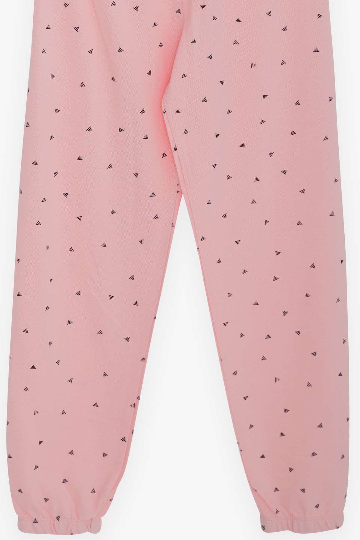 Breeze Kız Çocuk Pijama Takımı Piramit Desenli Pembe (4-8 Yaş)