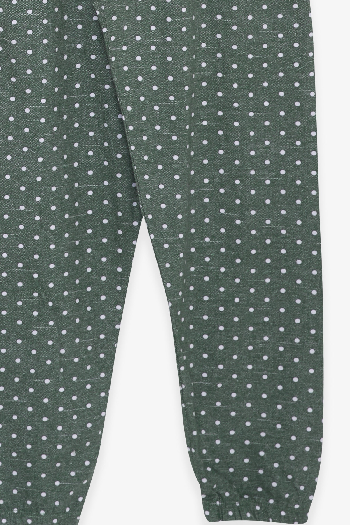Breeze Kız Çocuk Pijama Takımı Puantiye Desenli Yeşil (4-8 Yaş)