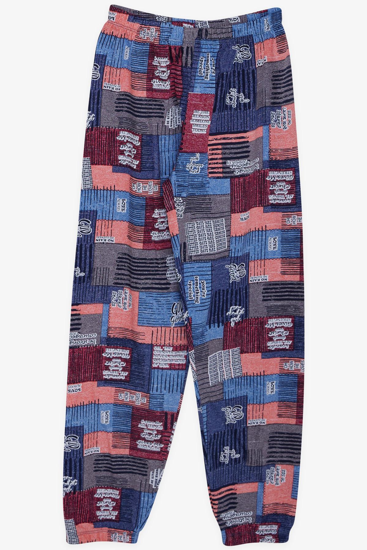 Breeze Kız Çocuk Pijama Takımı Renkli Yazı Desenli Karışık Renk (9-14 Yaş)