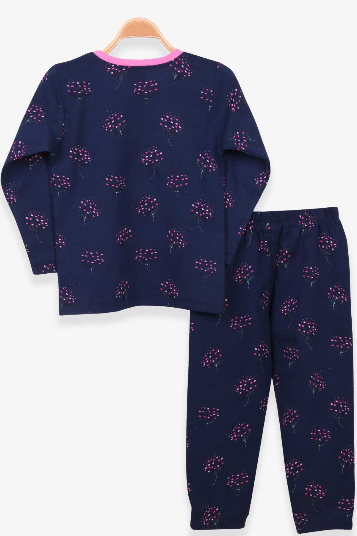 Breeze Kız Çocuk Pijama Takımı Renkli Çicek Desenli (4-8 Yaş)