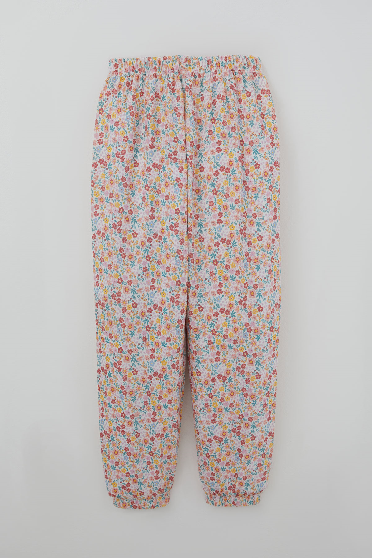 Breeze Kız Çocuk Pijama Takımı Renkli Çiçek Desenli Karışık Renk (4-8 Yaş)