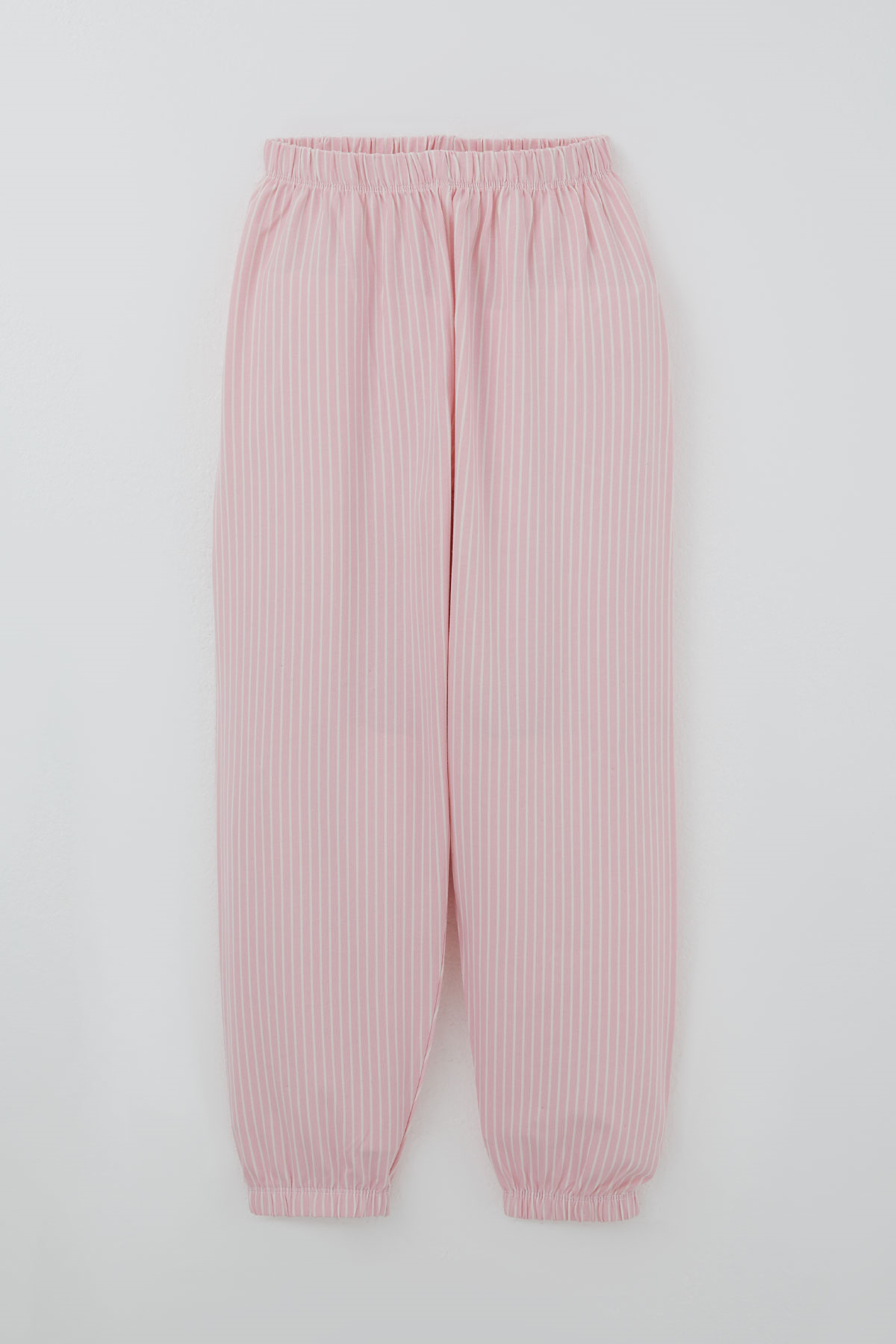 Breeze Kız Çocuk Pijama Takımı Rüya Çizgili Pembe (4-8 Yaş)