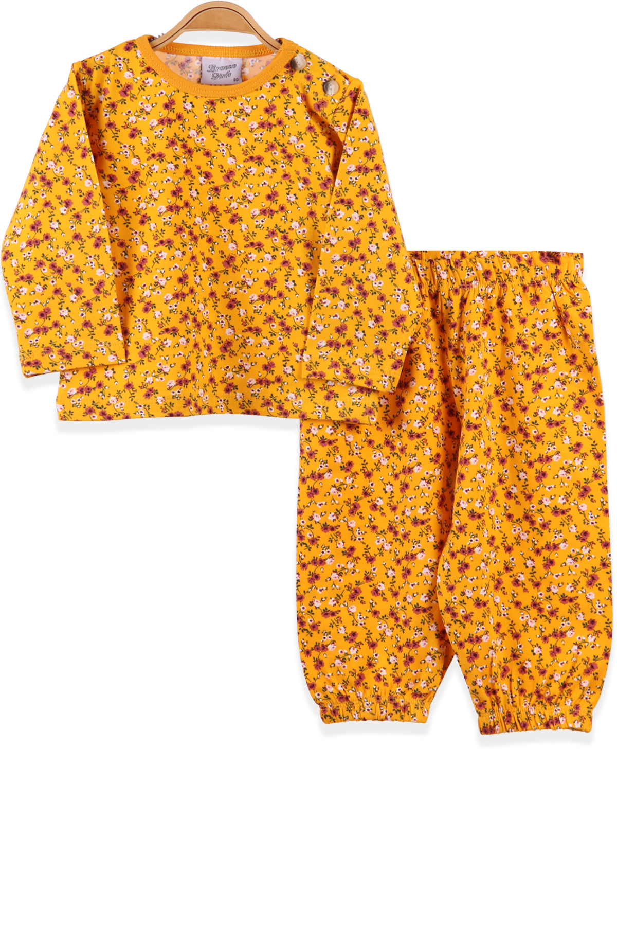 BREEZE Kız Çocuk Pijama Takımı Sarı (1-4 Yaş)