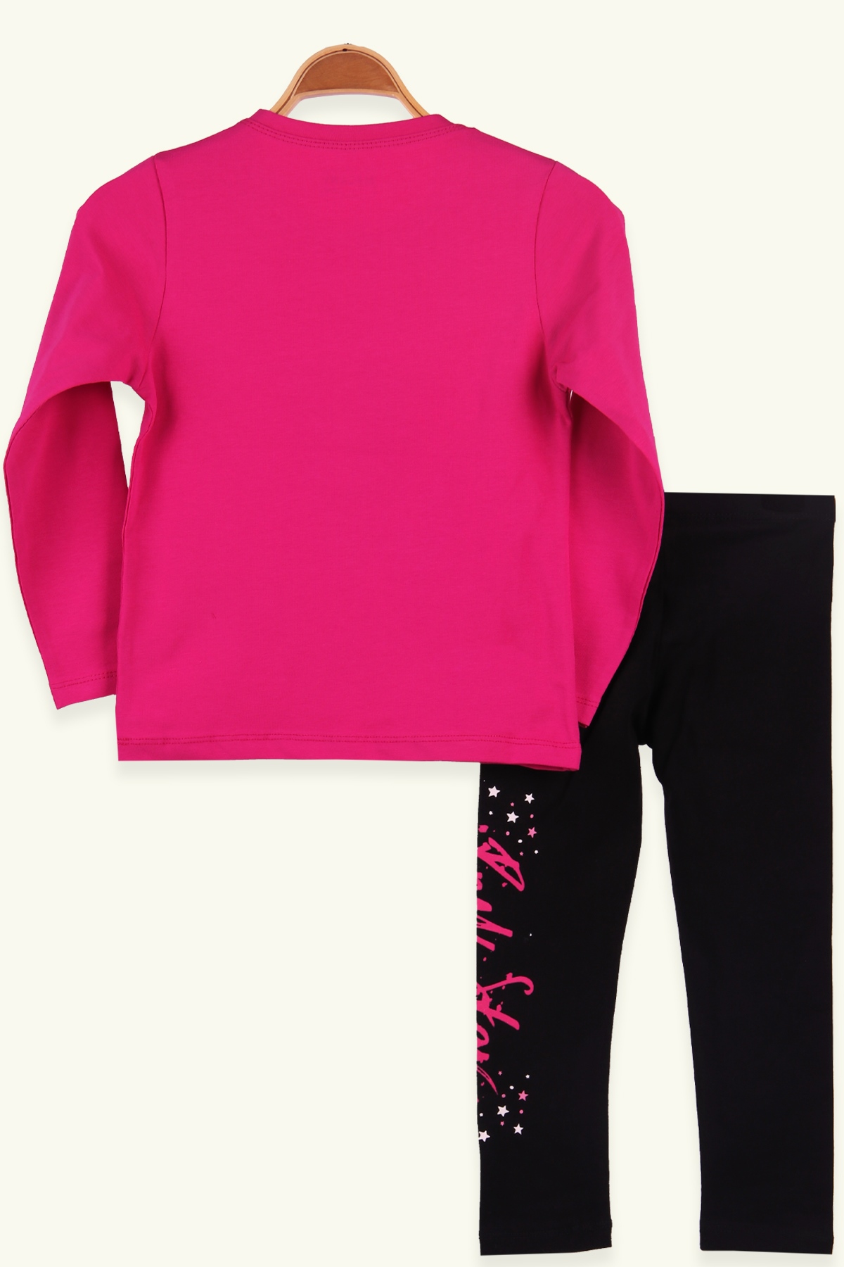 Breeze Kız Çocuk Pijama Takımı Unicorn Baskılı Fuşya (3-7 Yaş)