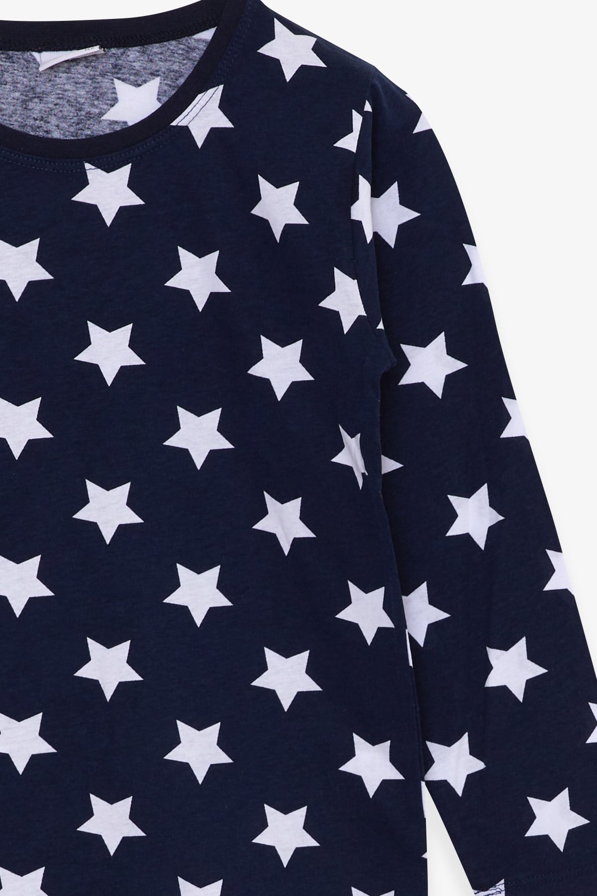Breeze Kız Çocuk Pijama Takımı Yıldız Desenli Lacivert (9-14 Yaş)