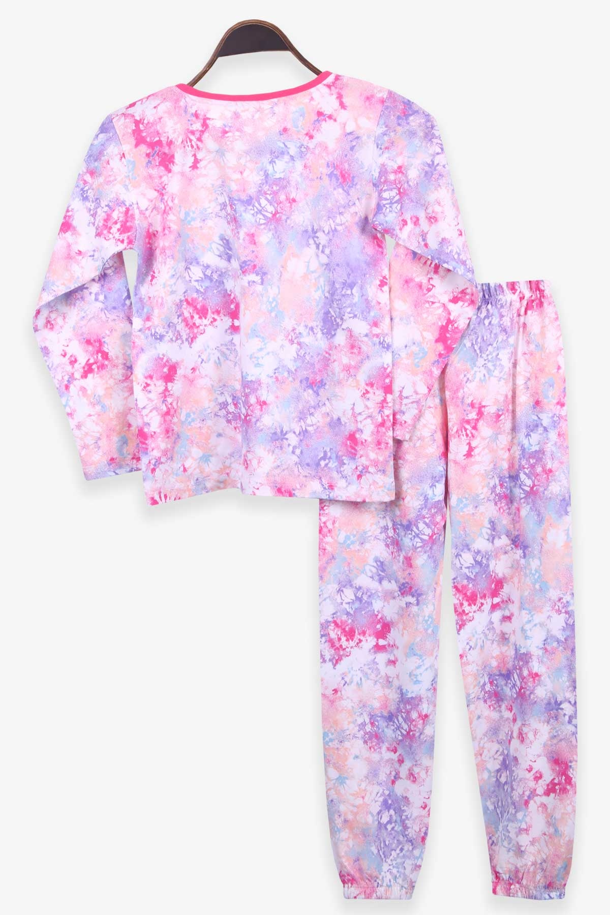 Breeze Kız Çocuk Pijama Takımıı Batik Desenli Karışık Renk (9-12 Yaş)