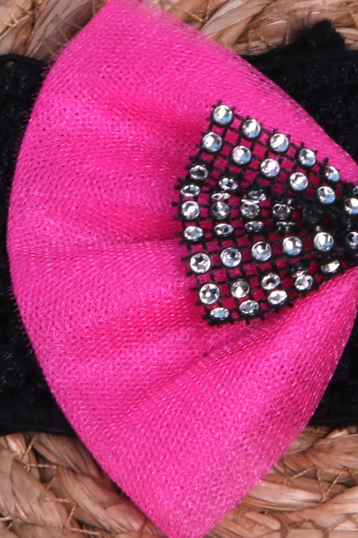 Breeze Kız Çocuk Pullu Bandana Neon Pembe (Standart)