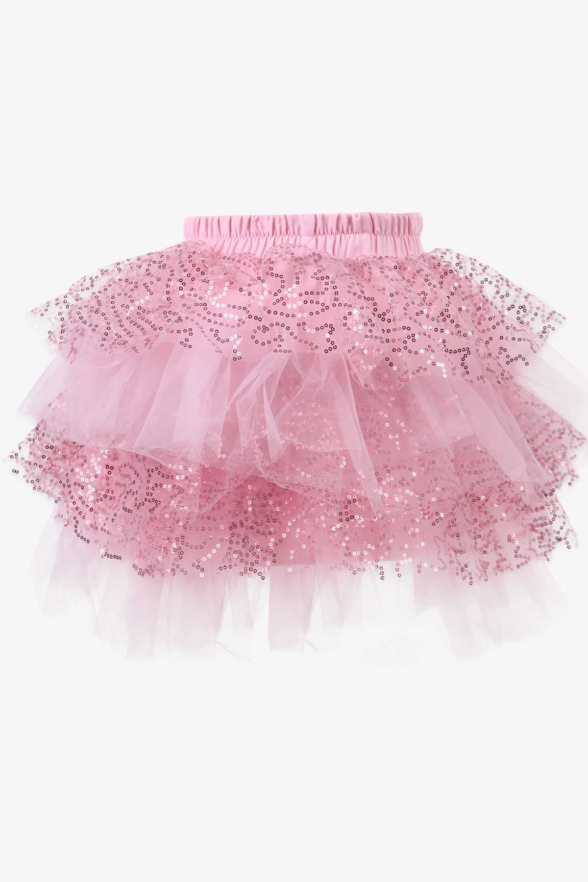 Breeze Kız Çocuk Pullu Tütü Etek Pembe (4-12 Yaş)