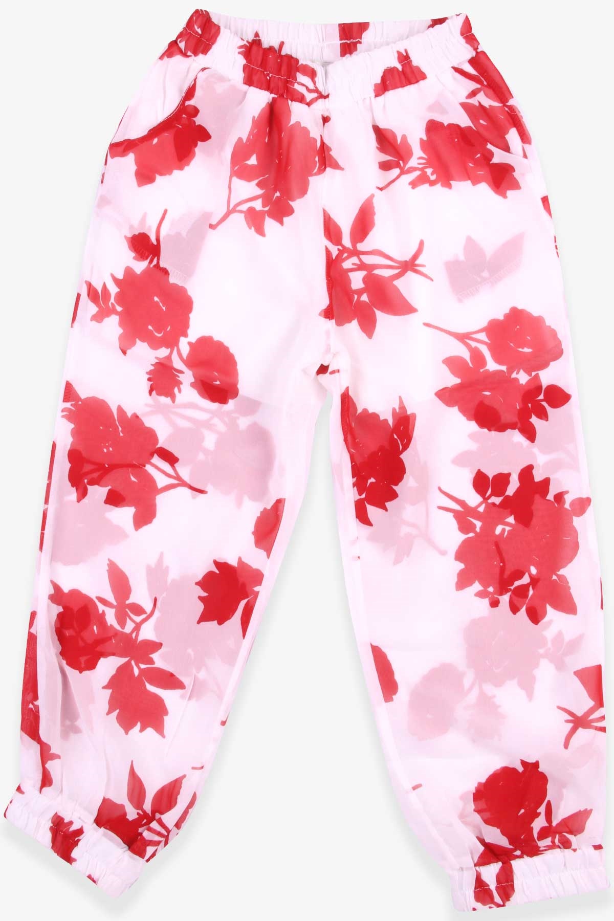 Breeze Kız Çocuk Şifon Pantolon Beyaz (10 Yaş)