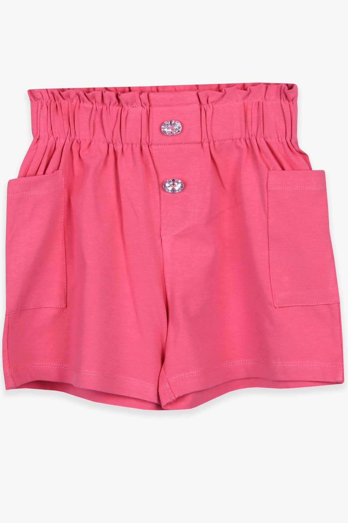 Breeze Kız Çocuk Şort Basic Cepli Gülkurusu (8-12 Yaş)