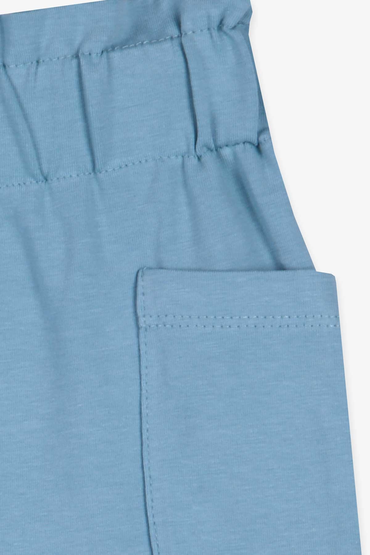 Breeze Kız Çocuk Şort Basic Cepli Mint Yeşili (8-11 Yaş)