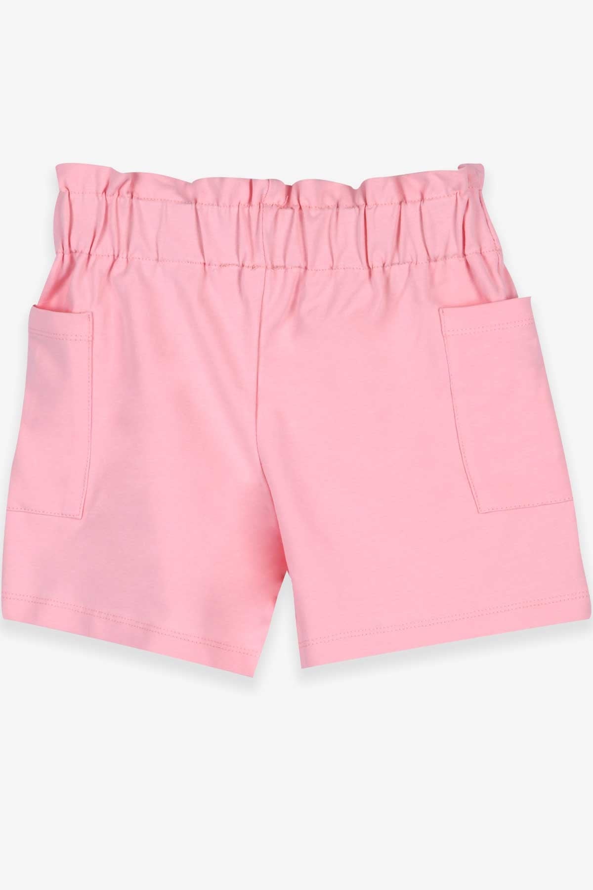 Breeze Kız Çocuk Şort Basic Cepli Somon (8-12 Yaş)