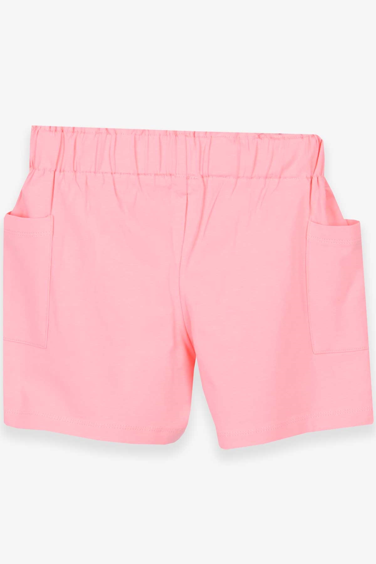 Breeze Kız Çocuk Şort Basic Cepli Somon (8-12 Yaş)