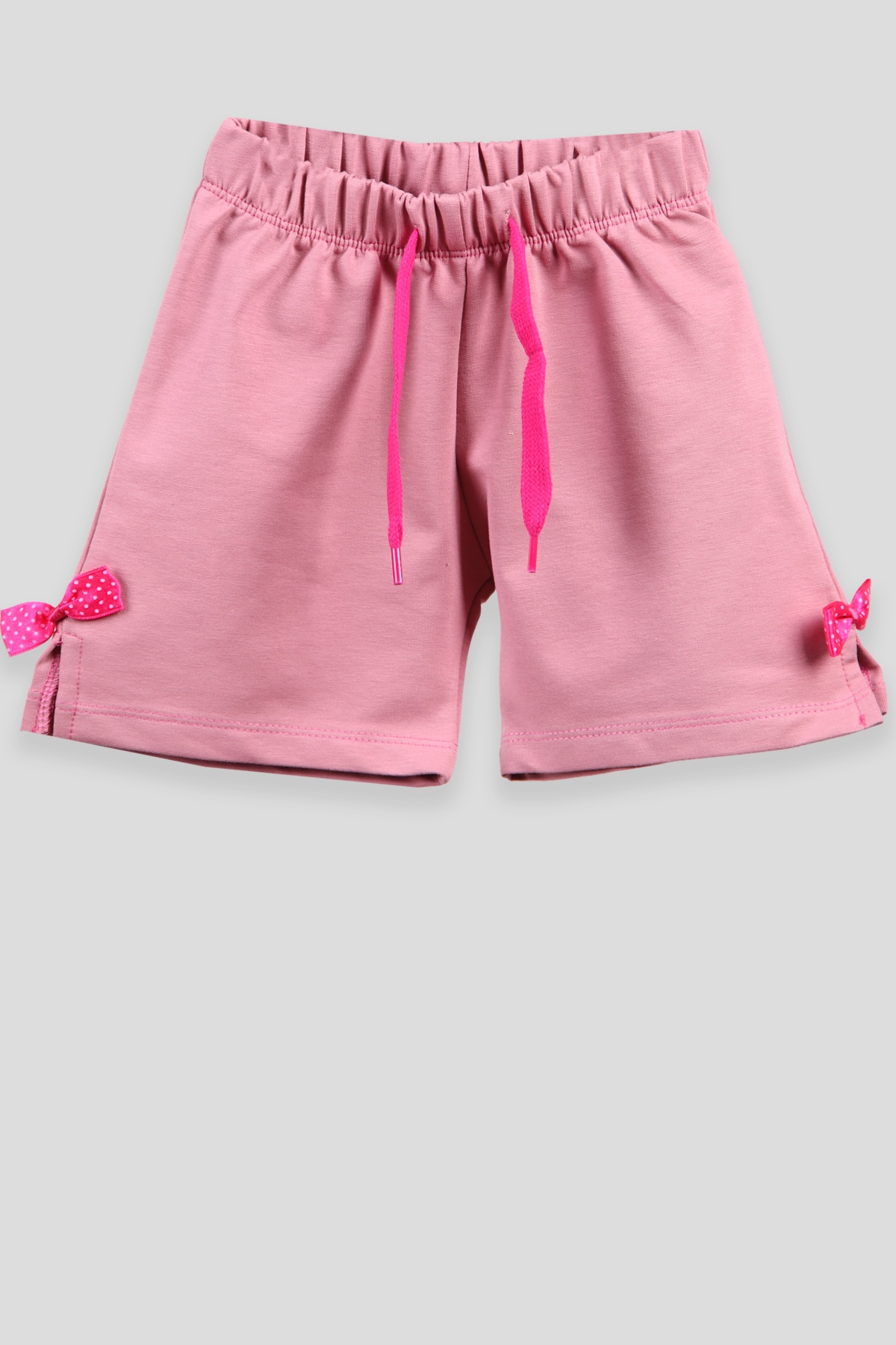 Breeze Kız Çocuk Şort Fiyonklu Gülkurusu (5-10 Yaş)