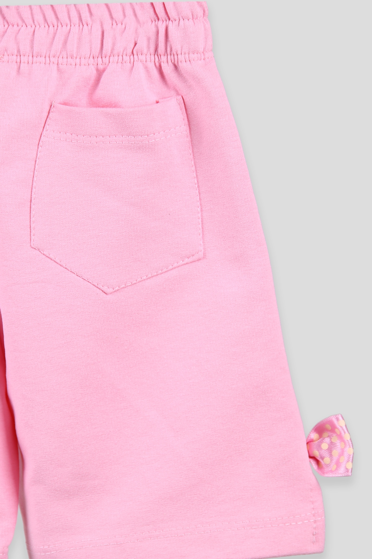 Breeze Kız Çocuk Şort Fiyonklu Pembe (5-10 Yaş)
