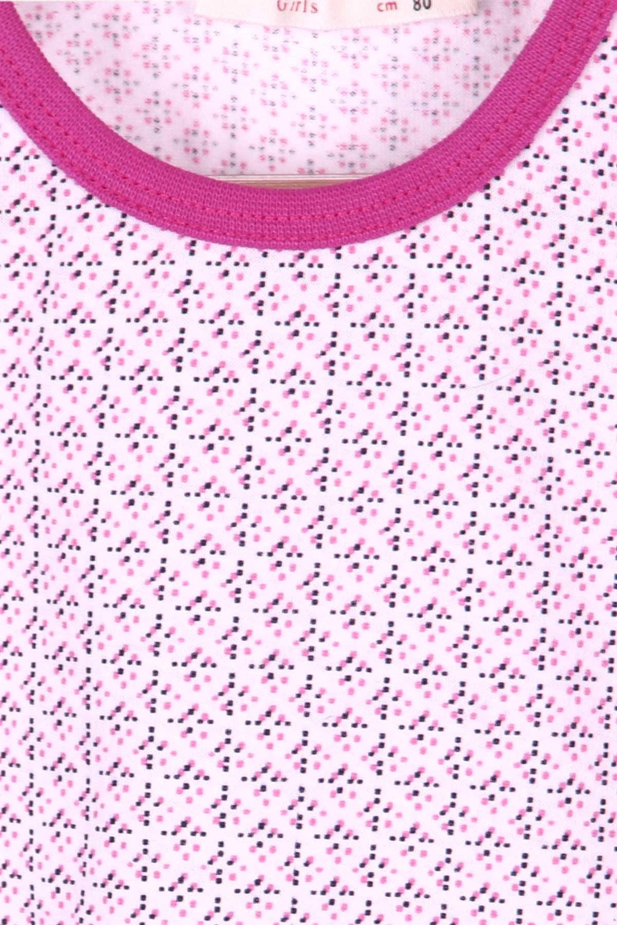 Breeze Kız Çocuk Şortlu Pijama Takımı Desenli Lila (9 Ay-8 Yaş)