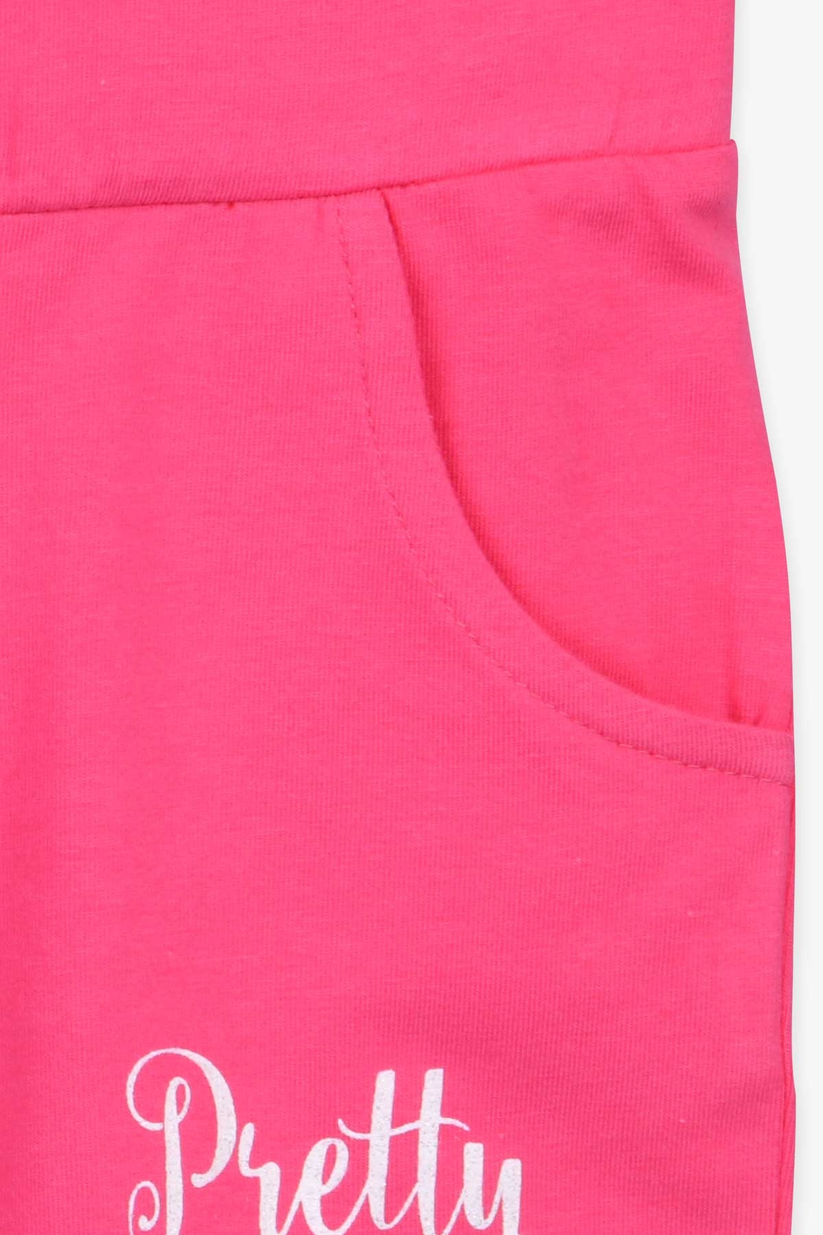 Breeze Kız Çocuk Şortlu Takım Flamingo Baskılı Ekru (5-10 Yaş)