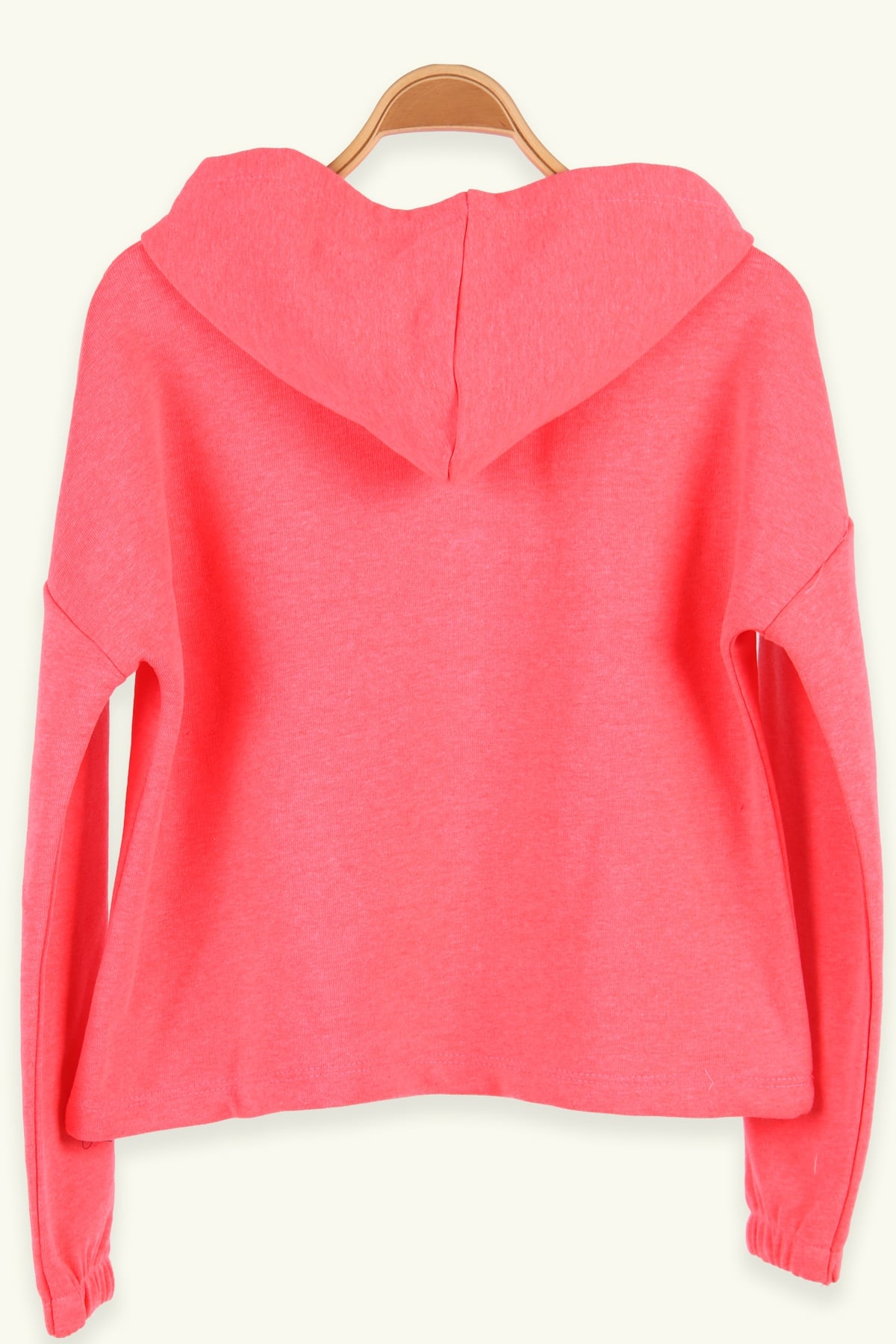 Breeze Kız Çocuk Sweat Göbek Üstü Kapüşonlu Mercan (8-14 Yaş)