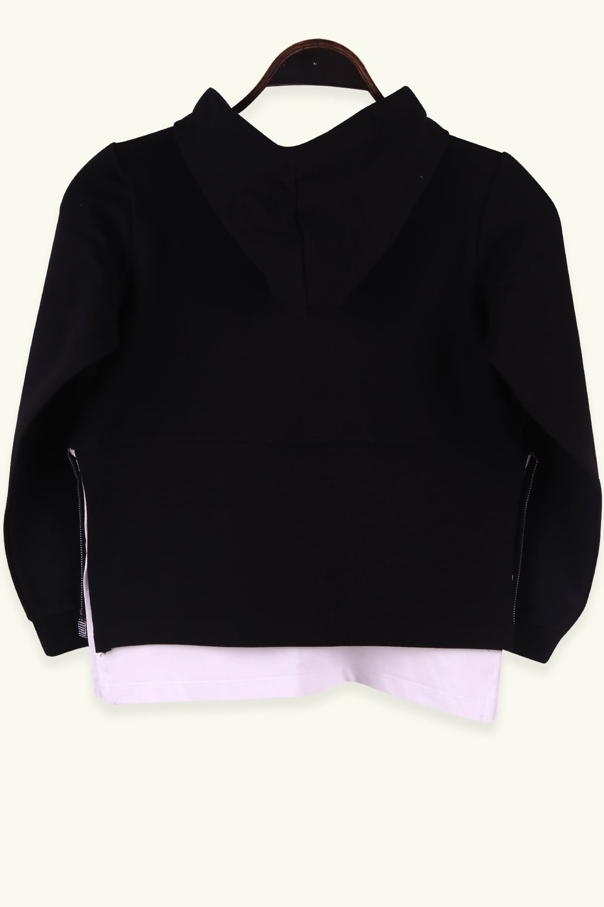 Breeze Kız Çocuk Sweatshirt Altı Tişörtlü Siyah (8-14 Yaş)
