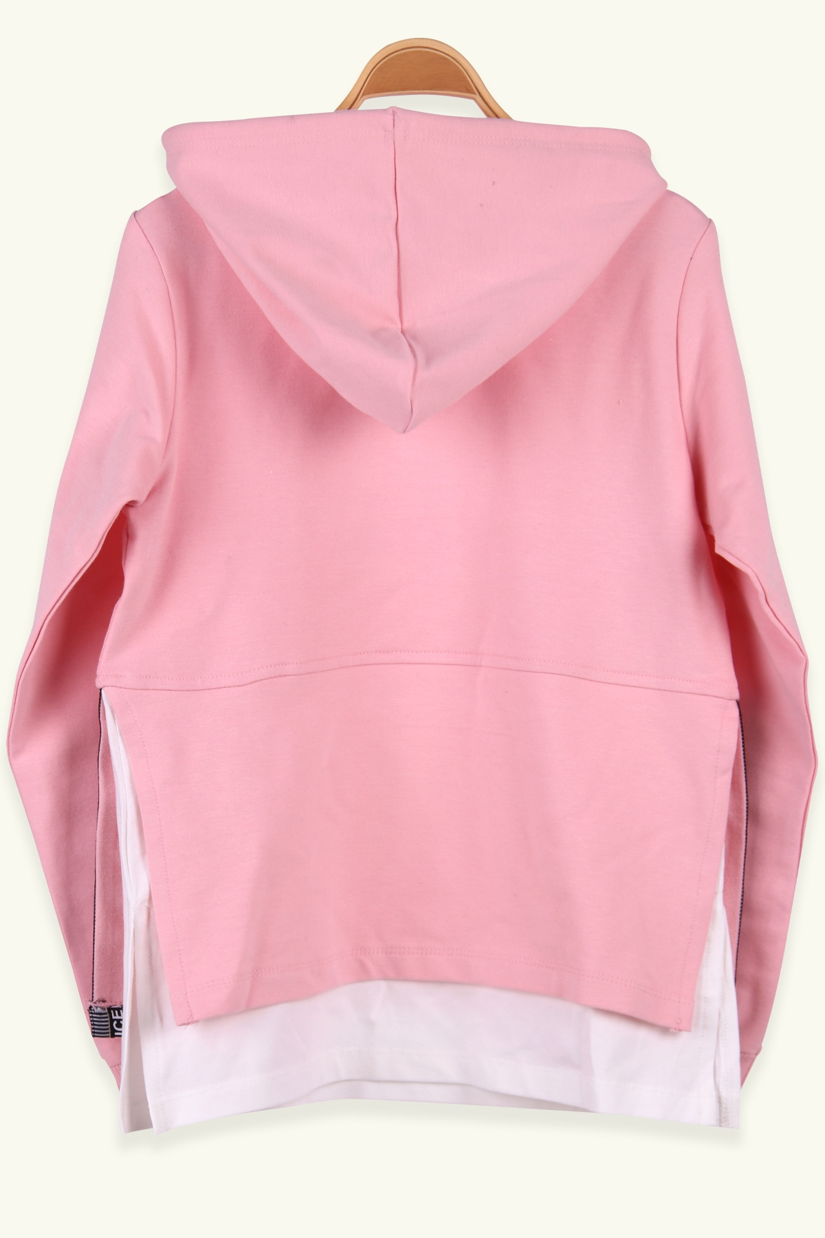 Breeze Kız Çocuk Sweatshirt Altı Tişörtlü Pudra (8-14 Yaş)