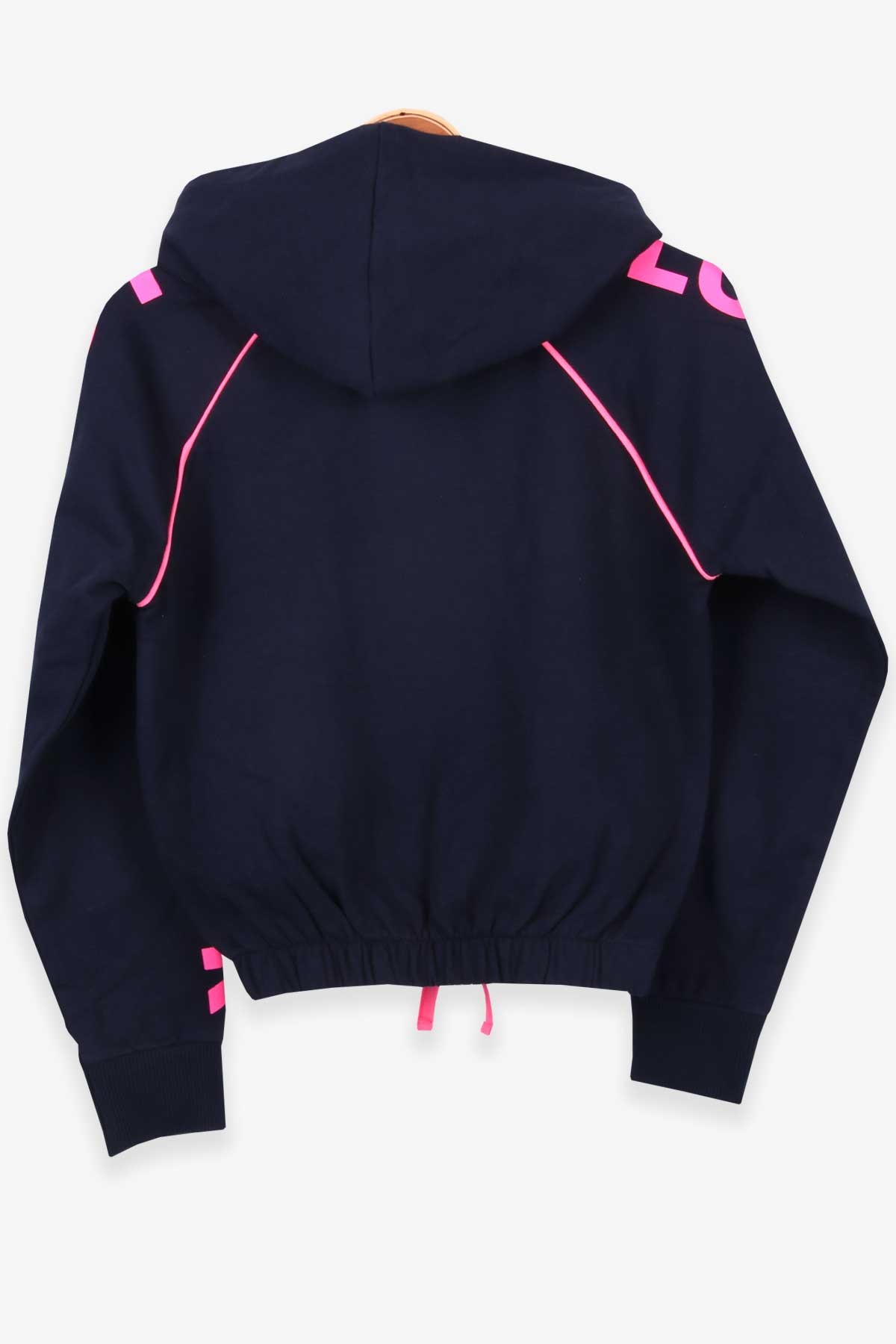 Breeze Kız Çocuk Sweatshirt Baskılı Kapüşonlu Lacivert (8-14 Yaş)