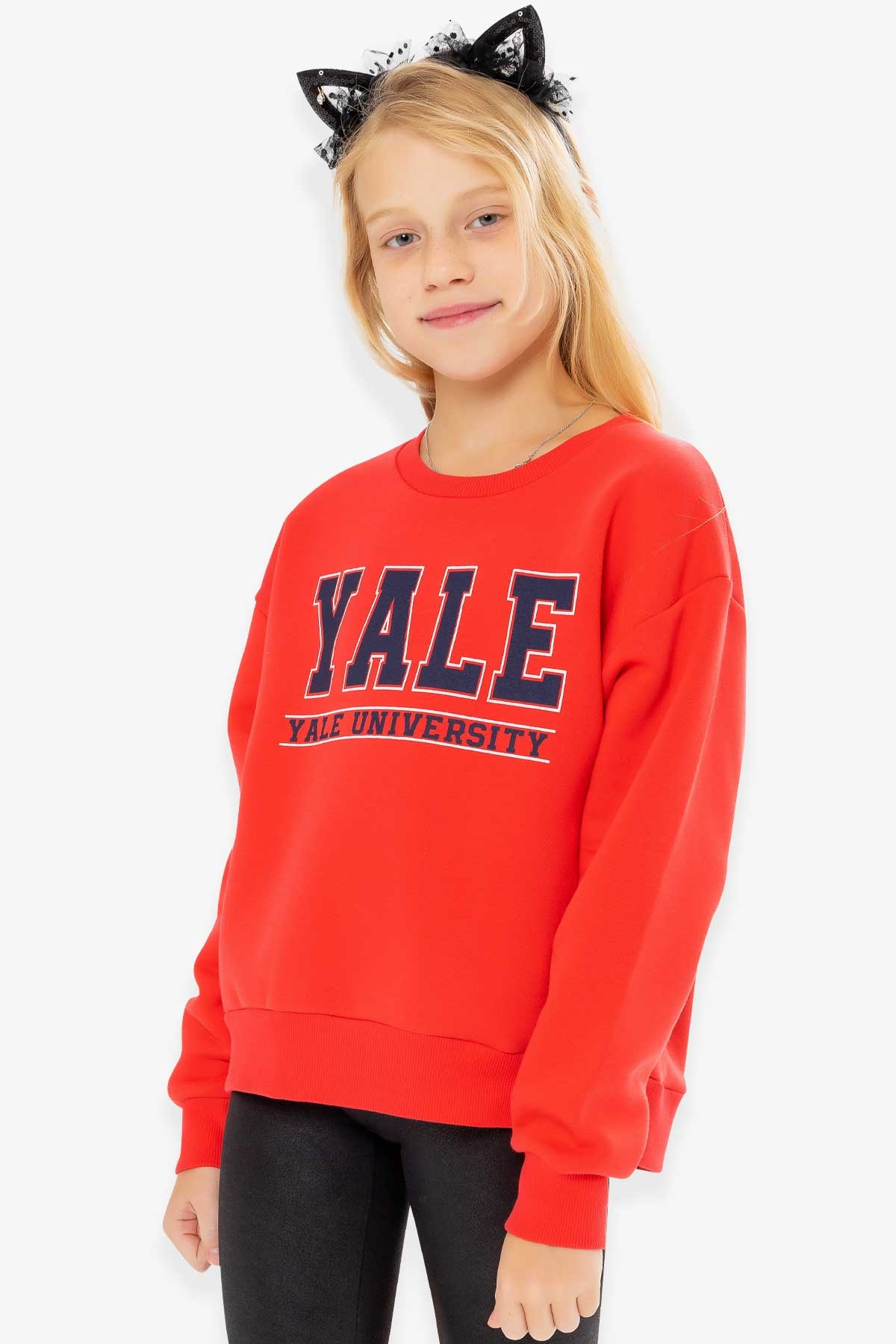 Breeze Kız Çocuk Sweatshirt Baskılı Narçiçeği (8-14 Yaş)